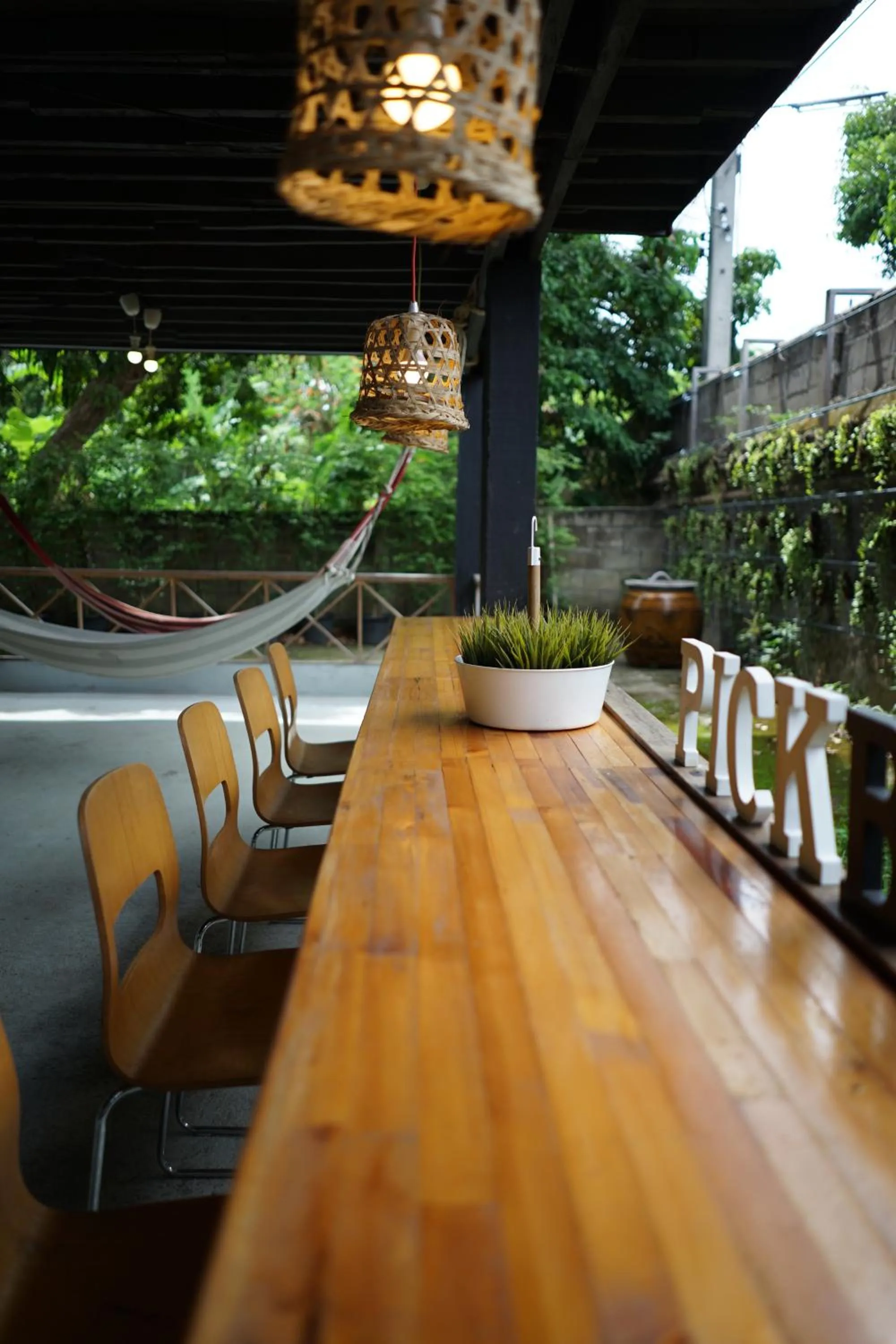 Dining area in Pickbaan