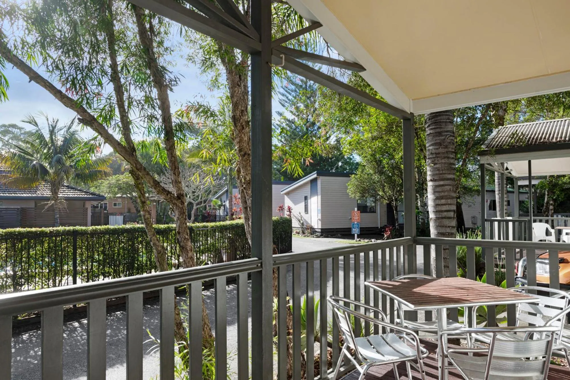 Patio in Discovery Parks - Emerald Beach