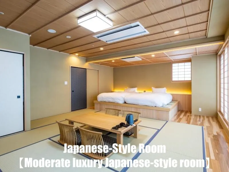 Bed in Ryokan Ginkaku Kyoto