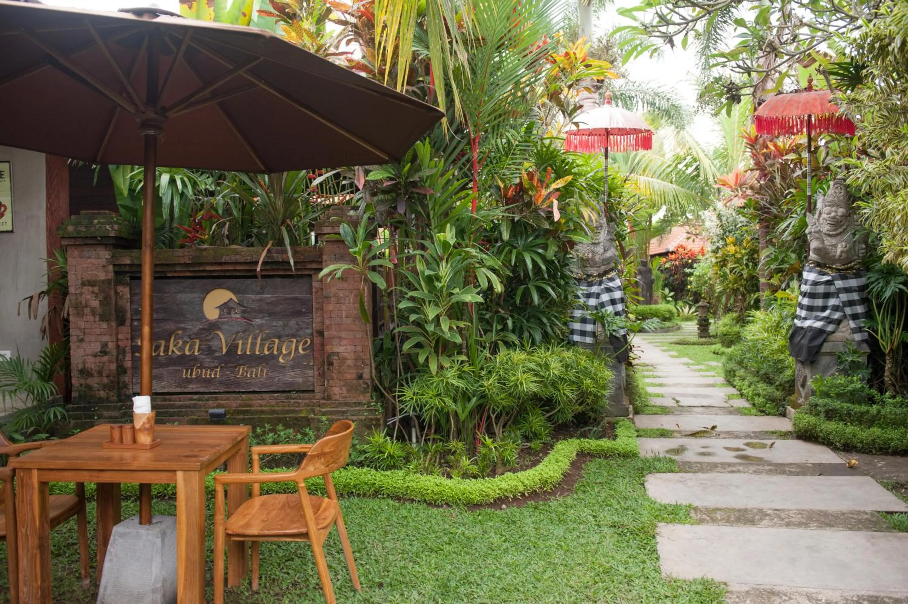 Garden view in Saka Village Resort Ubud