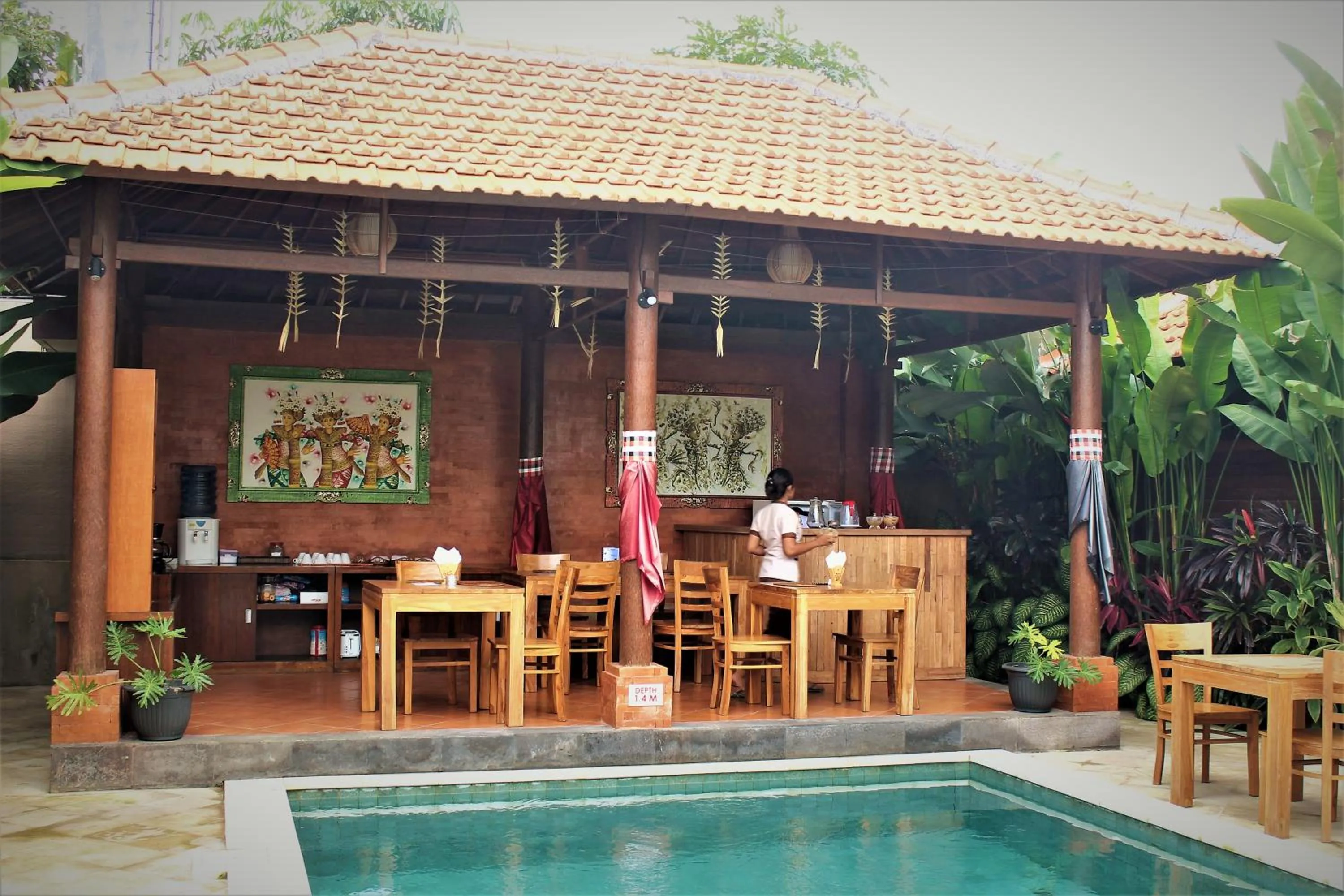 Restaurant/places to eat in Saka Village Resort Ubud