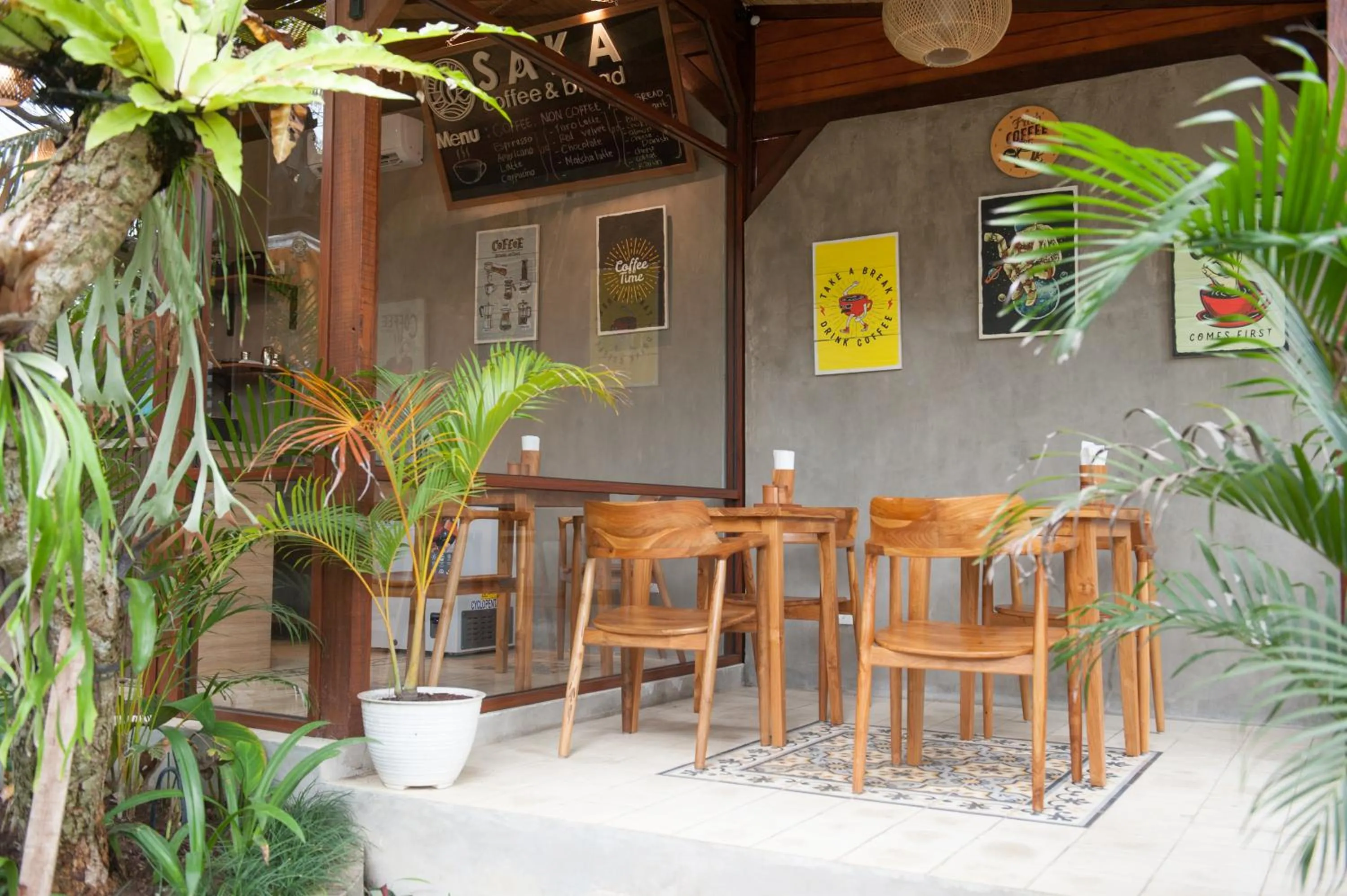 Seating area in Saka Village Resort Ubud