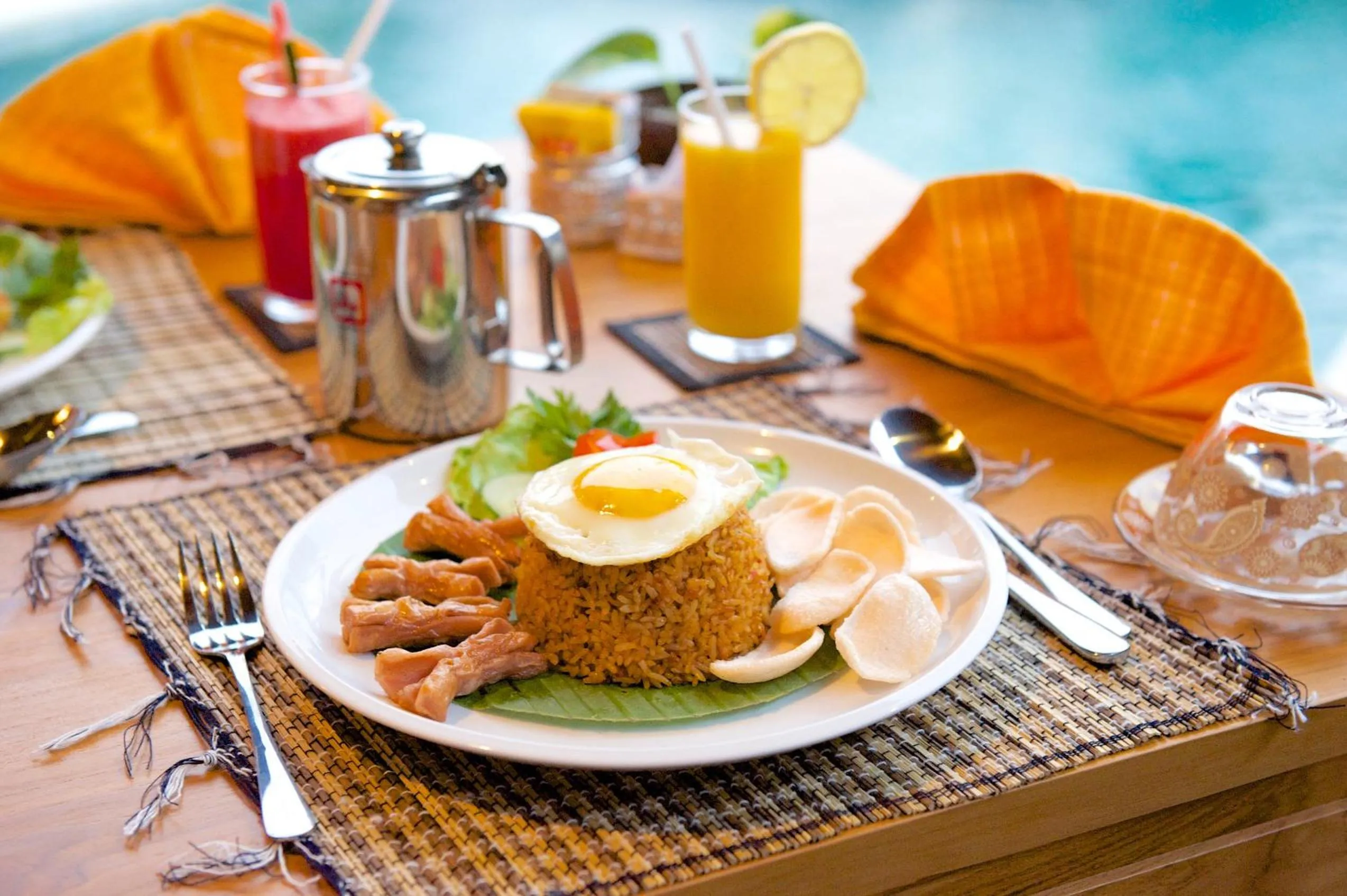 Breakfast in Saka Village Resort Ubud