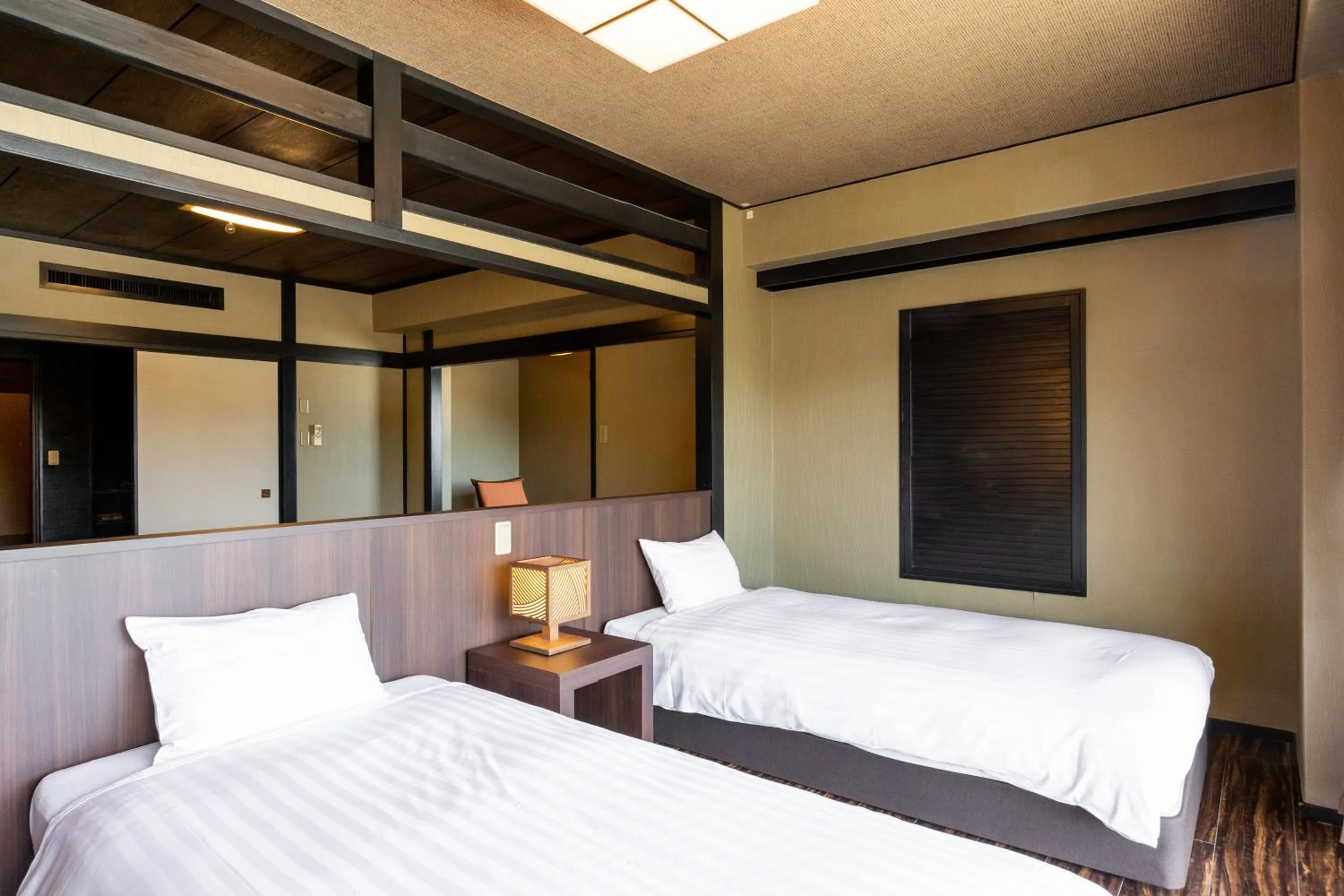 Bed in Atagawa Prince Hotel