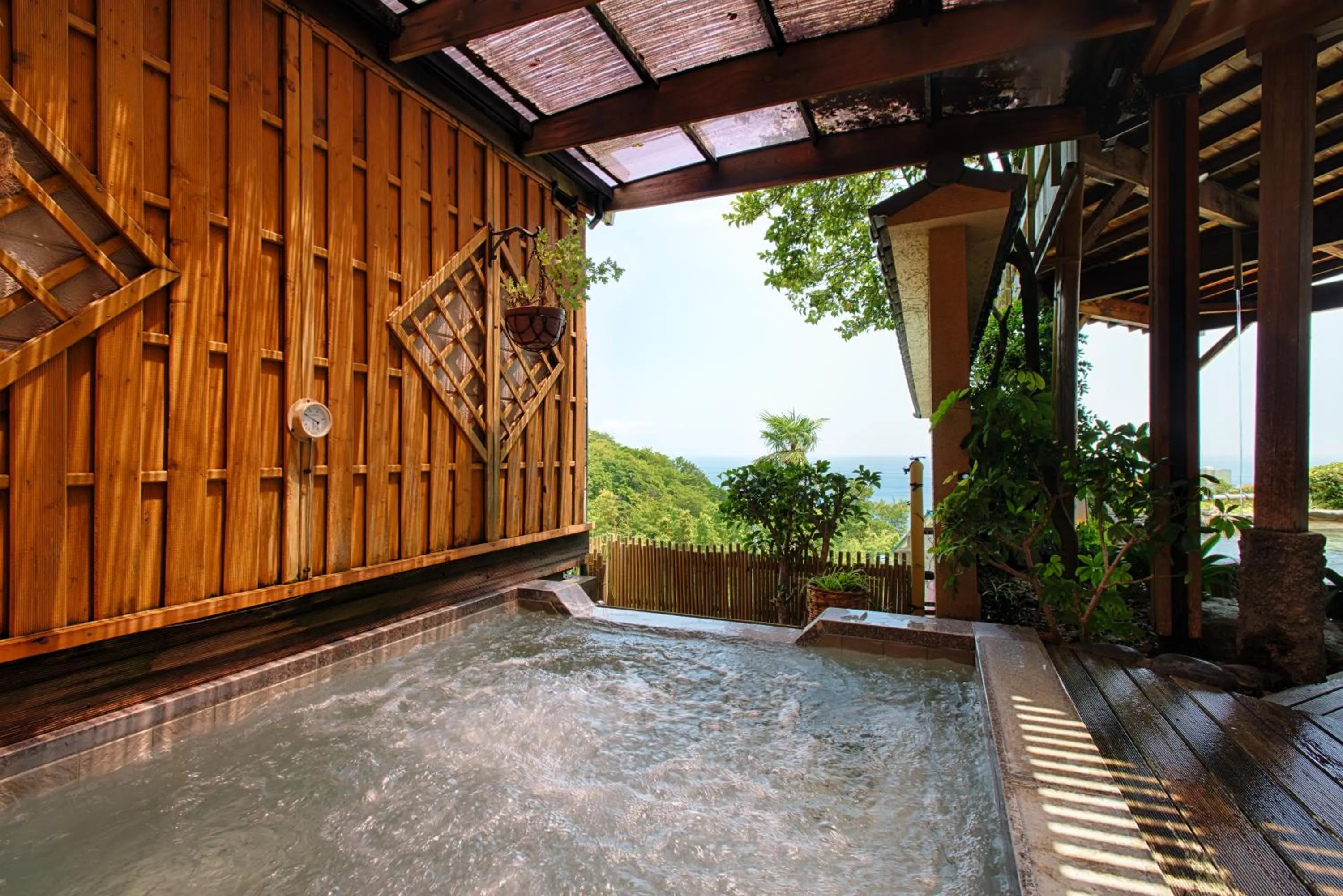 Hot Spring Bath in Atagawa Prince Hotel