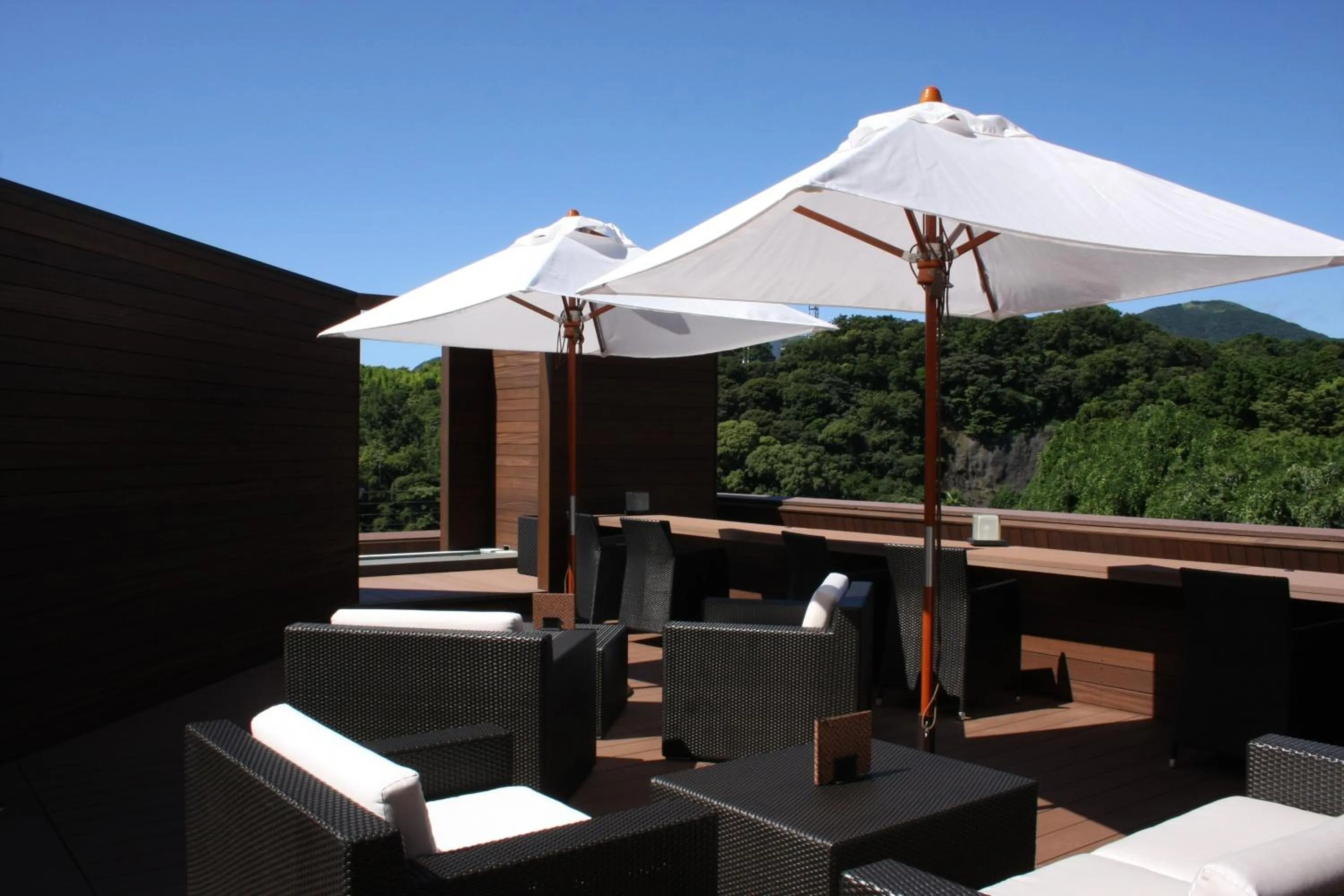 Balcony/Terrace in Atagawa Prince Hotel