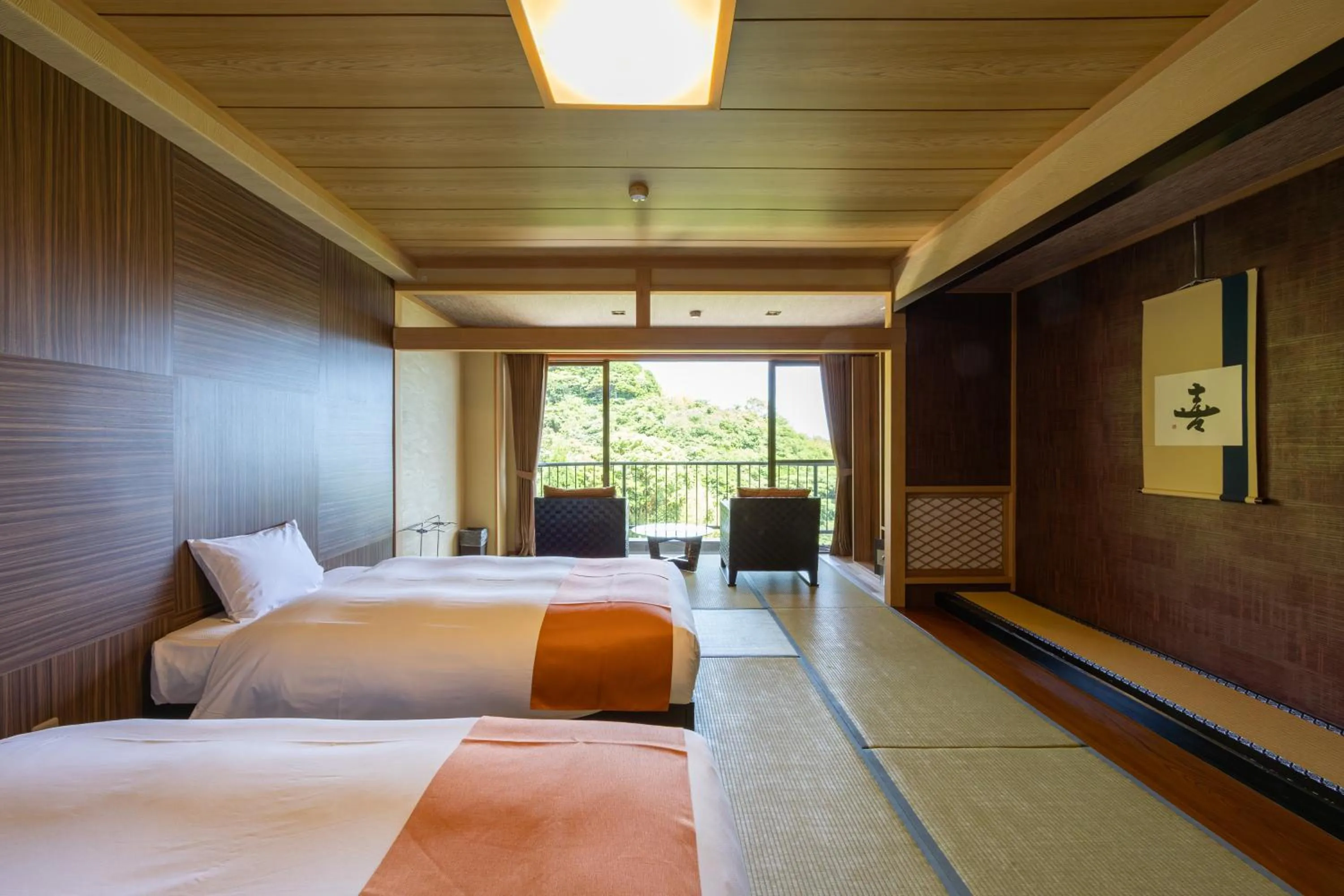 Bed in Atagawa Prince Hotel