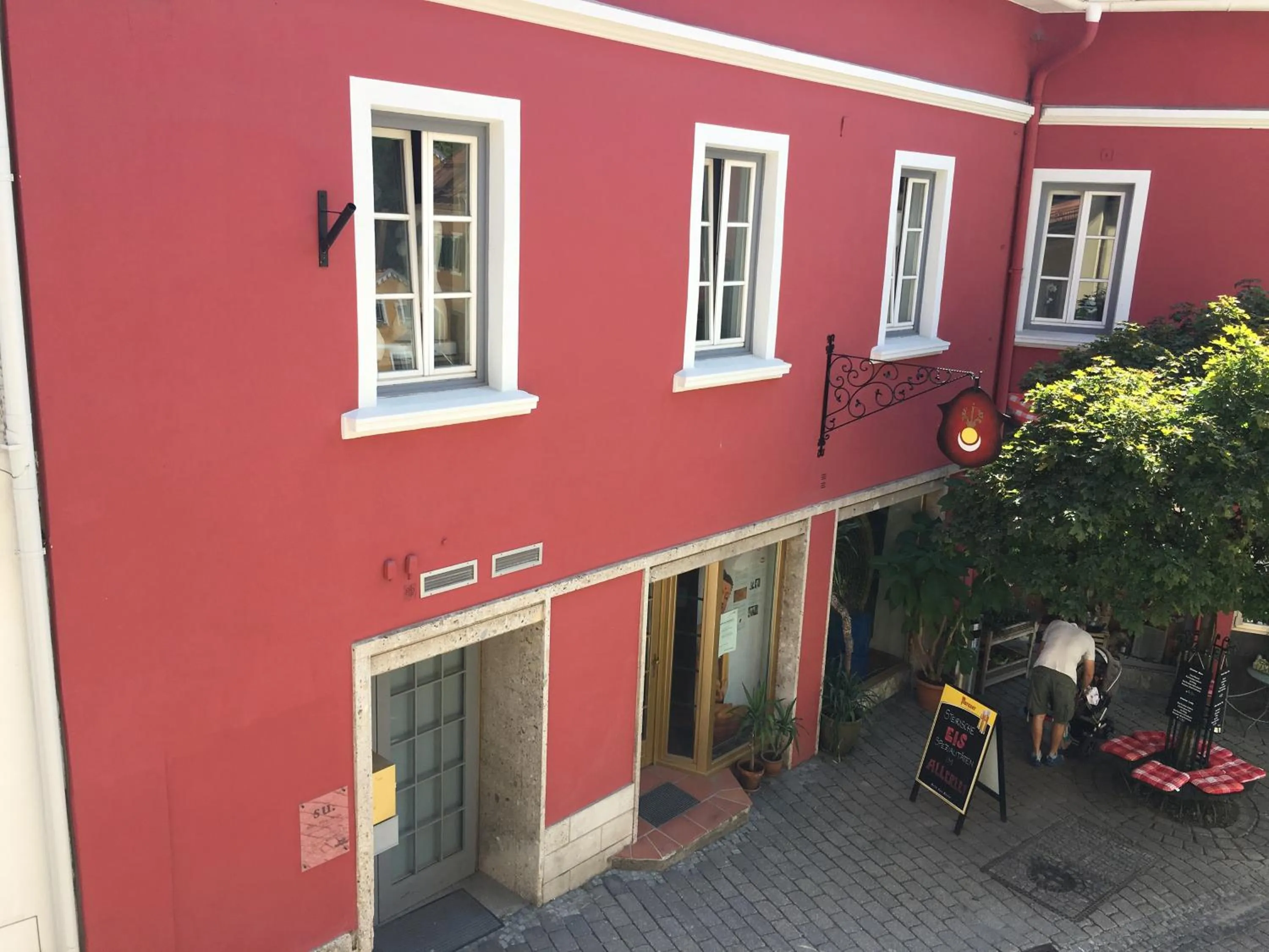 City view in Jasmin Privatzimmer