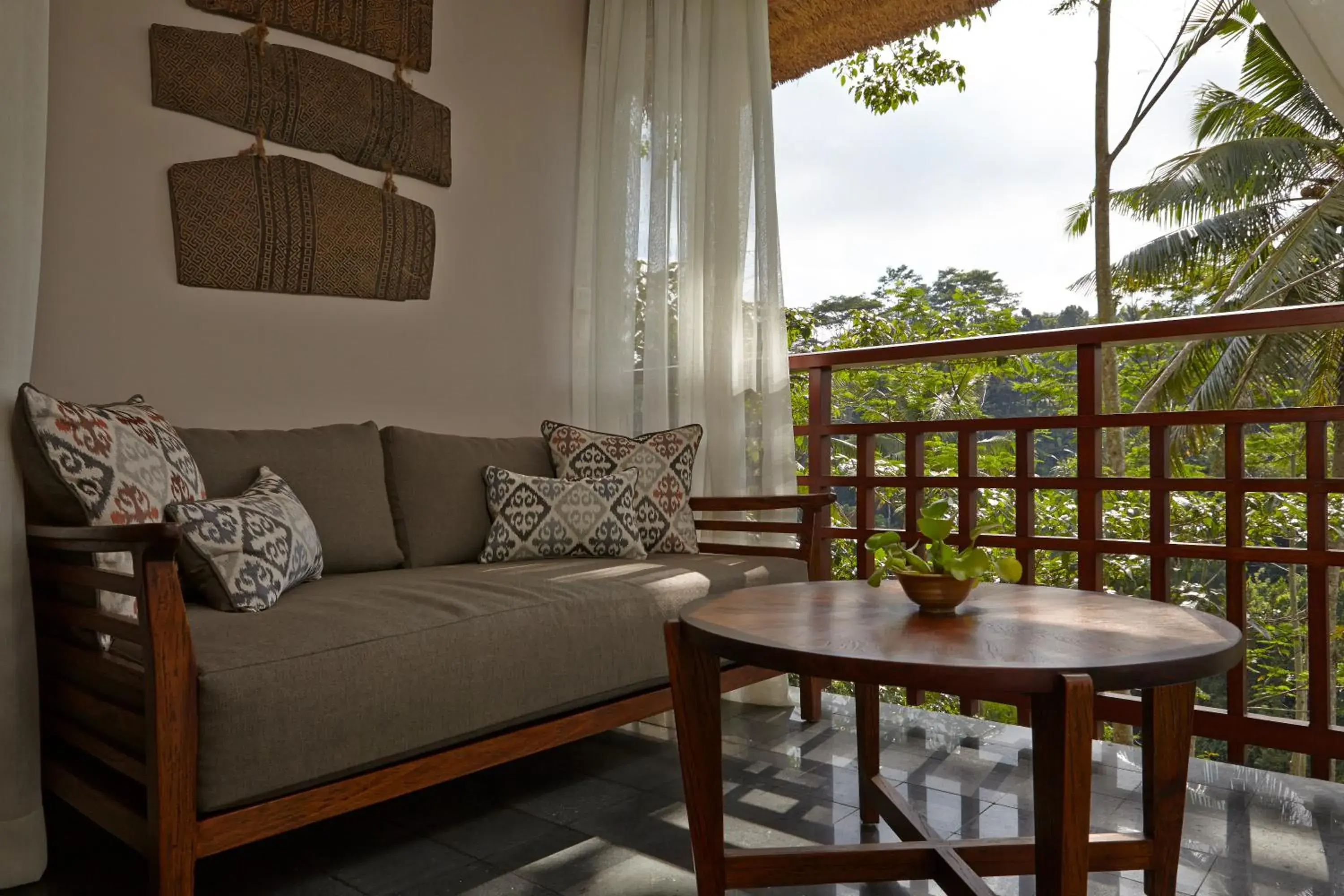 Balcony/Terrace, Seating Area in Tejaprana Resort & Spa - CHSE Certified