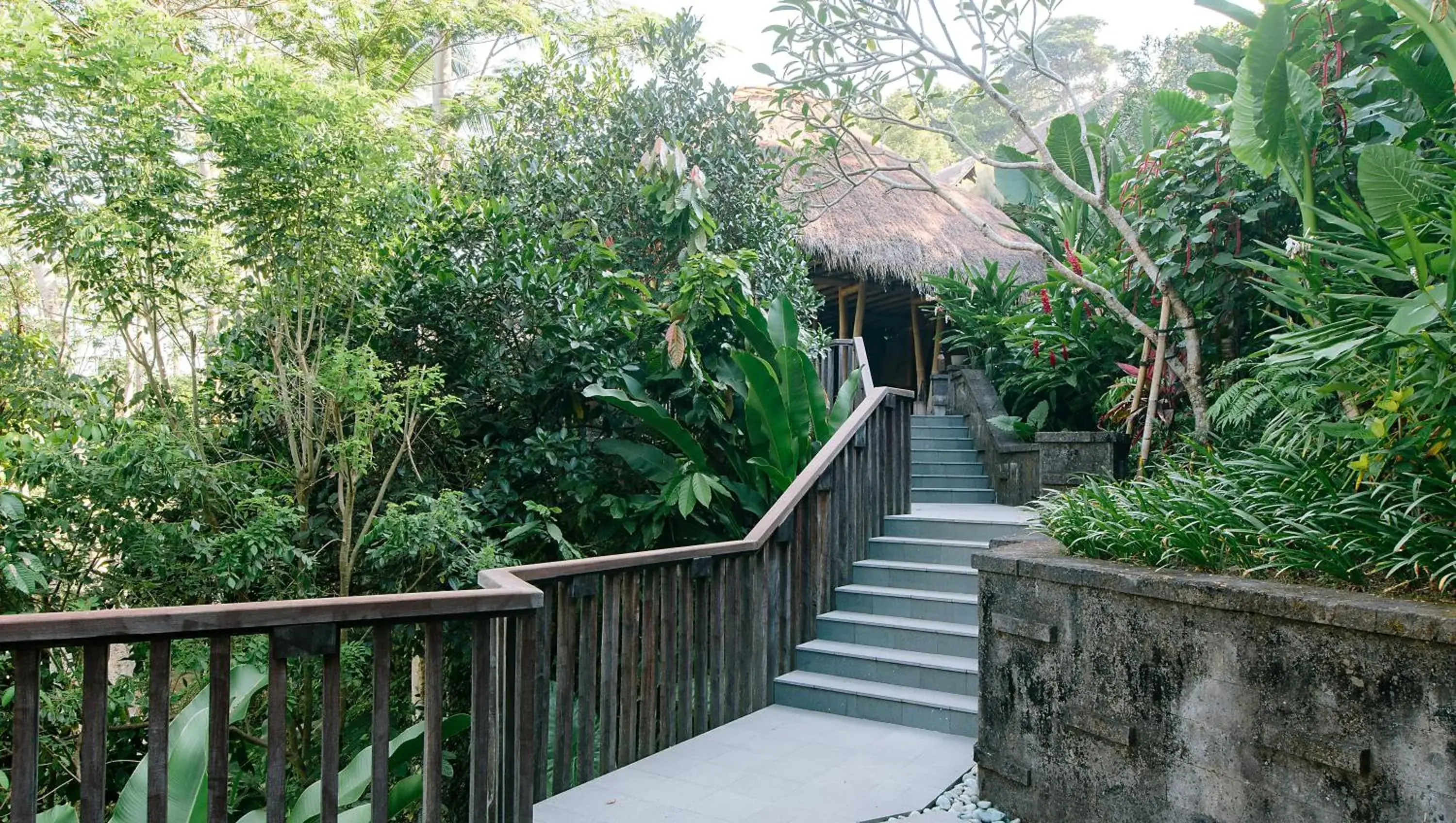 Natural landscape, Balcony/Terrace in Tejaprana Resort & Spa - CHSE Certified
