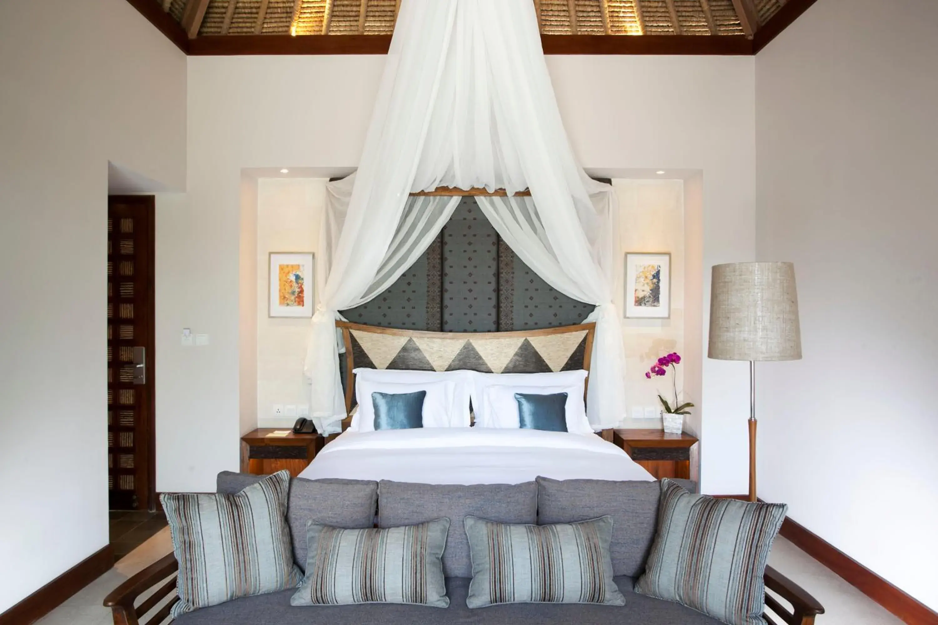 Bed in Tejaprana Resort & Spa - CHSE Certified