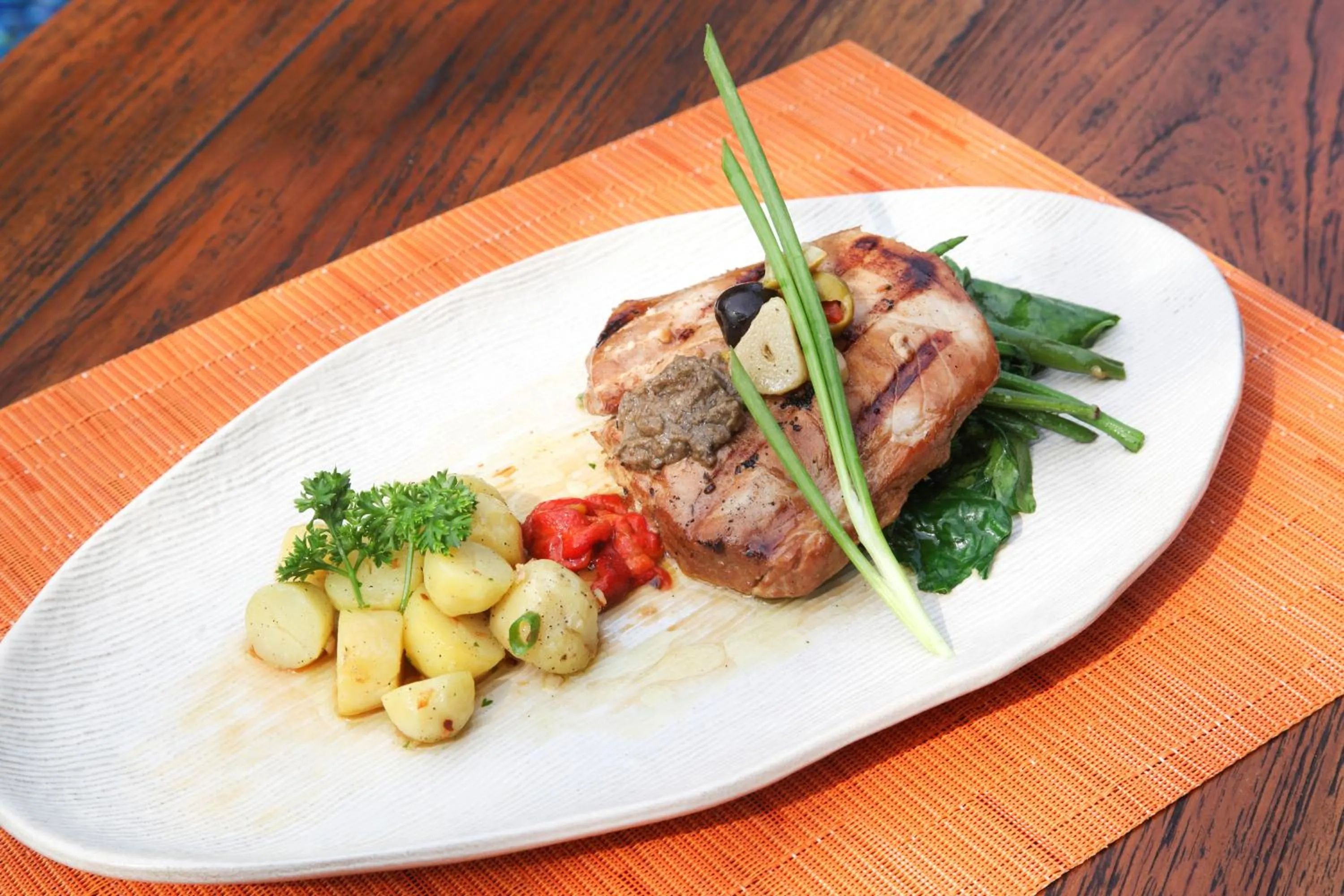 Food close-up in Tejaprana Resort & Spa