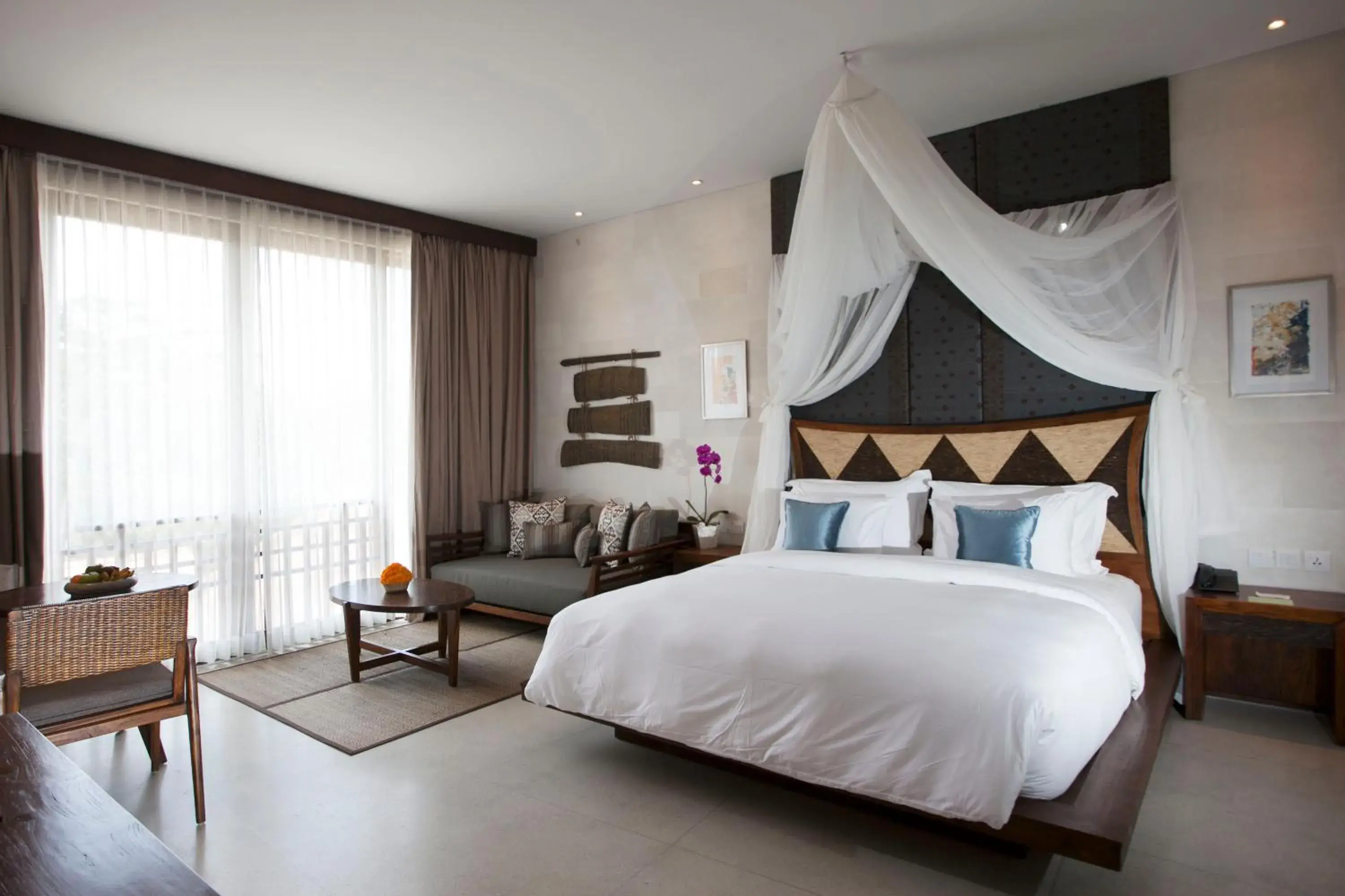 Photo of the whole room, Bed in Tejaprana Resort & Spa - CHSE Certified