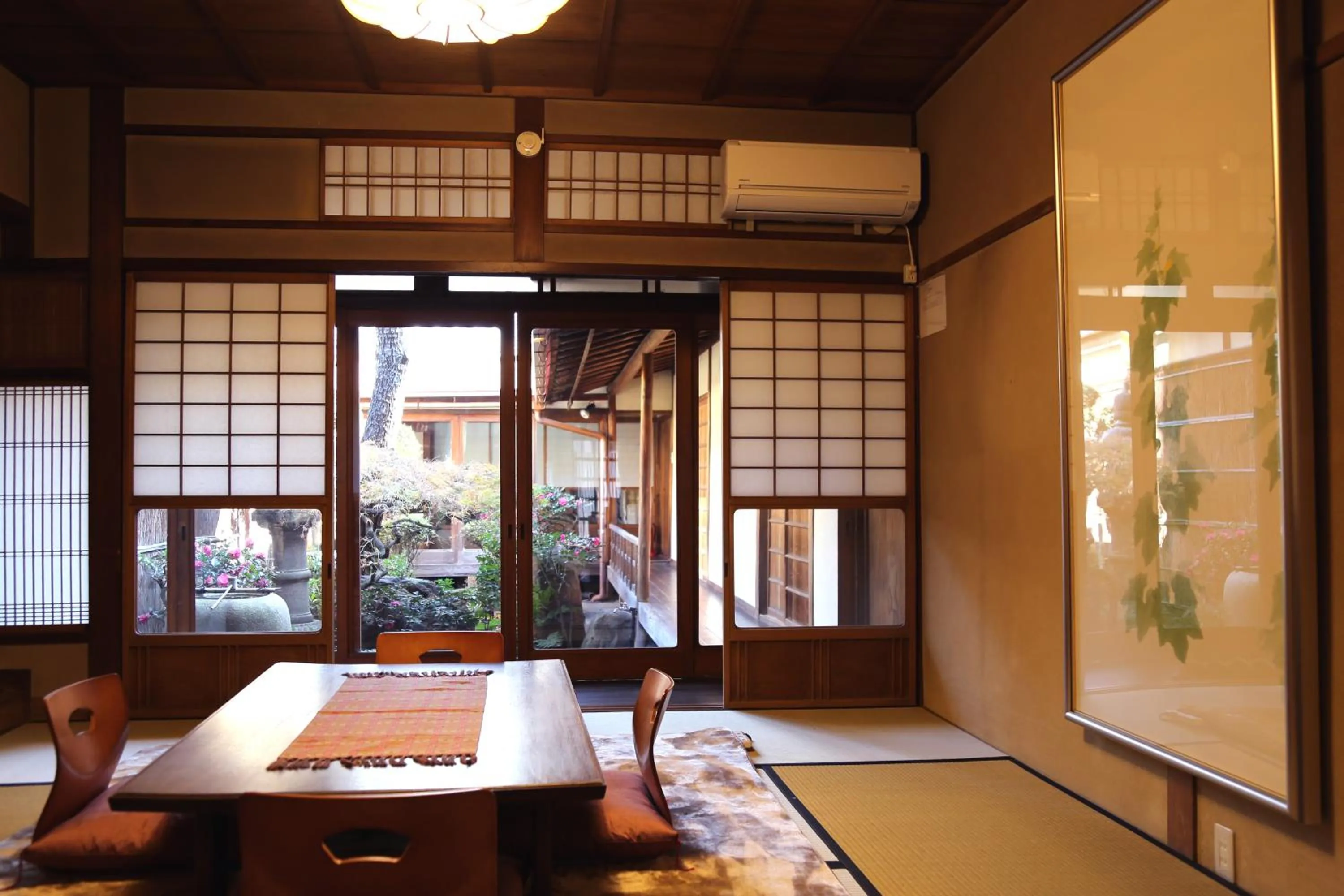 Living room in Show-an Machiya Inn