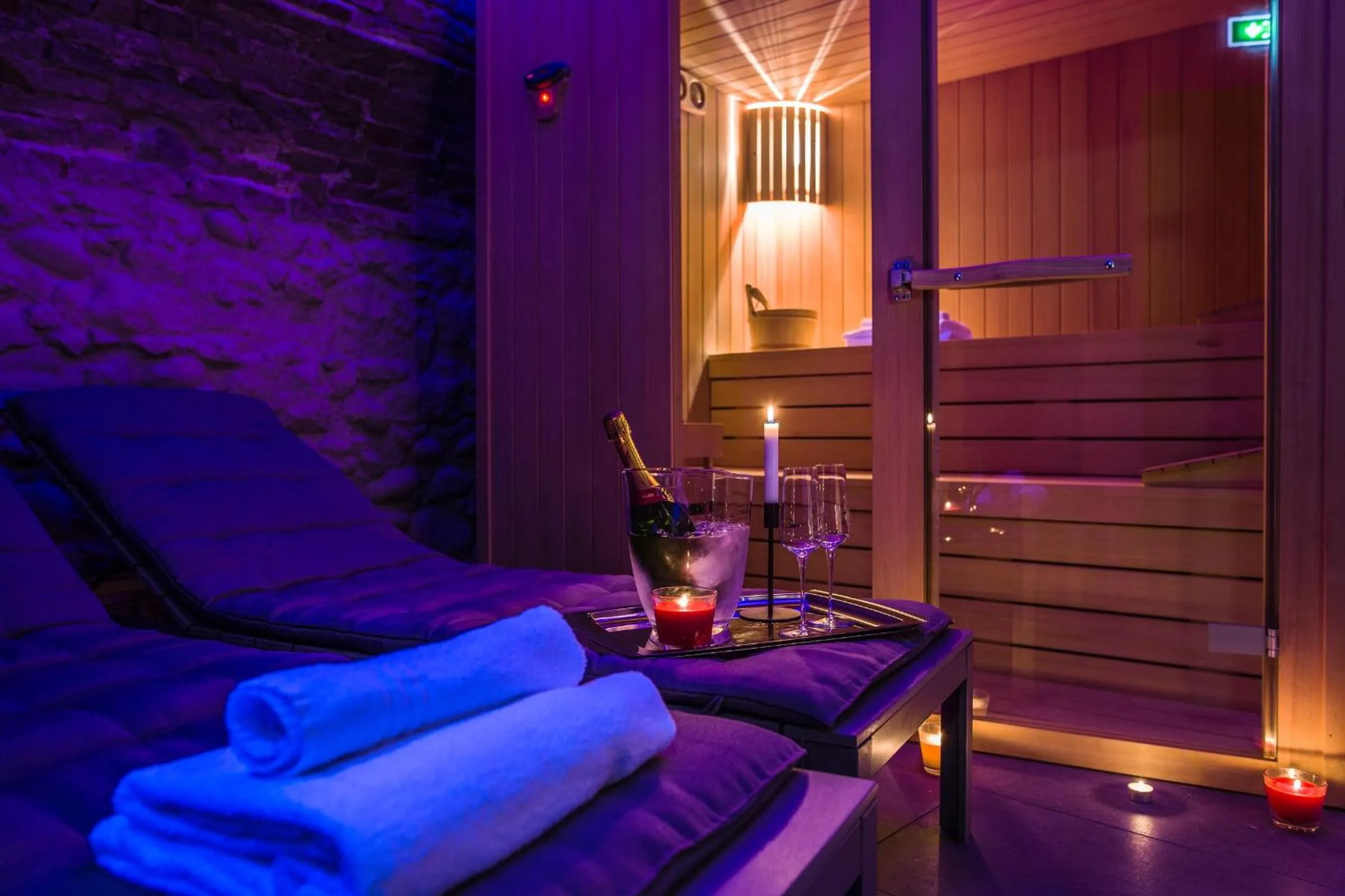 Sauna in Locanda al Vescovo & SPA
