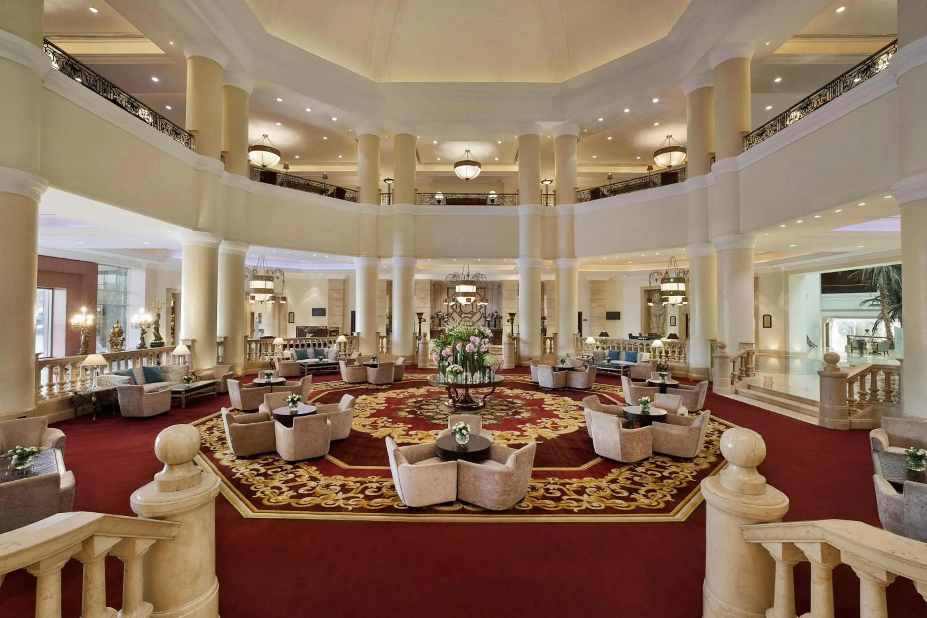 Lobby or reception in JW Marriott Hotel Cairo