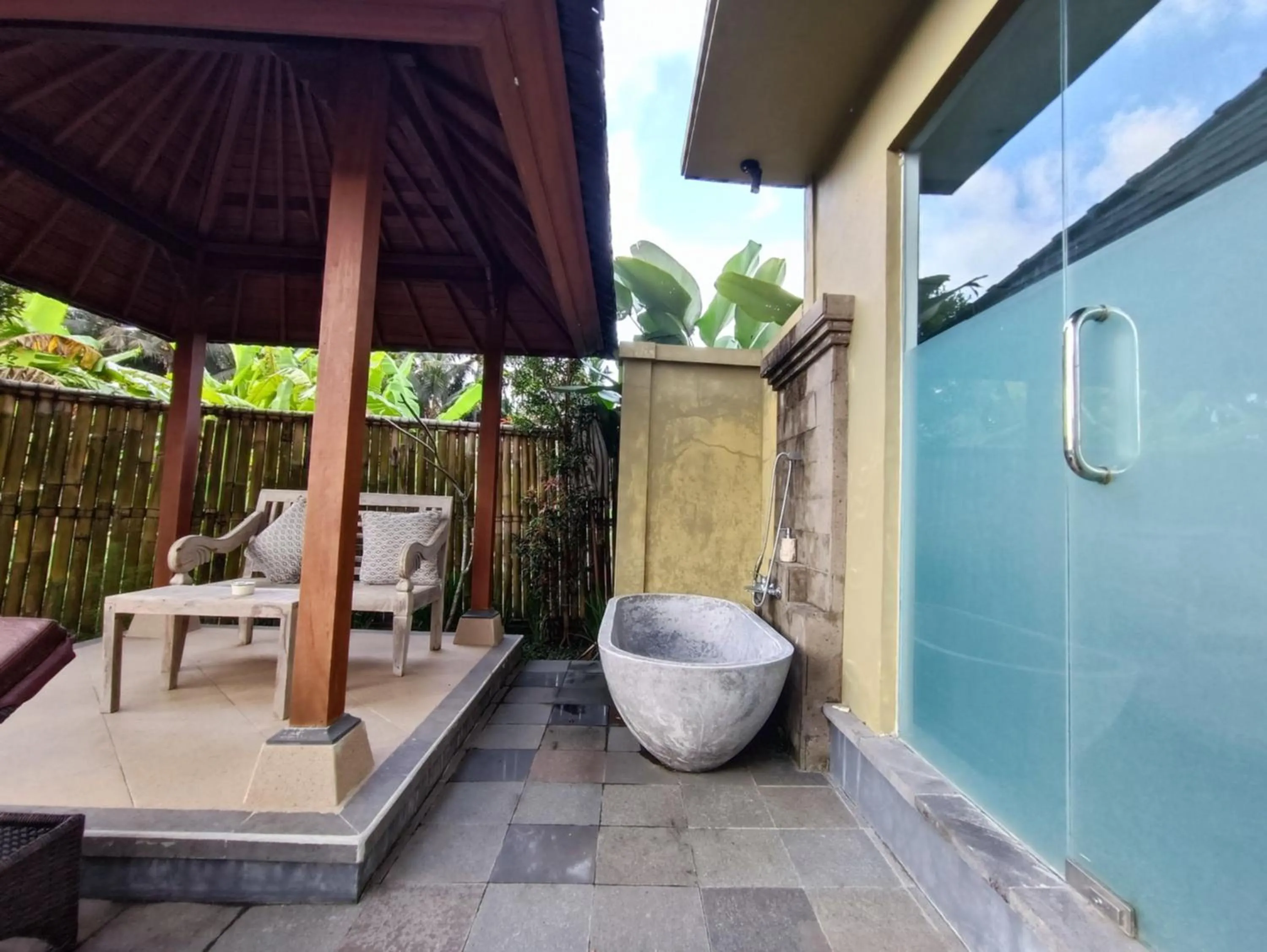 Patio in Masia Villa Ubud