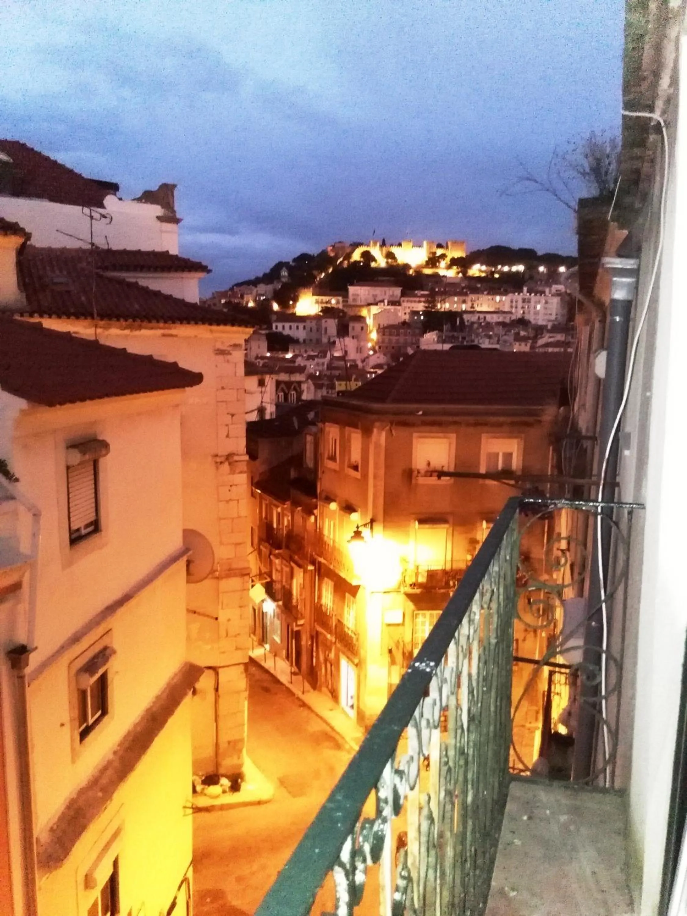 Winter in Rossio Castle View