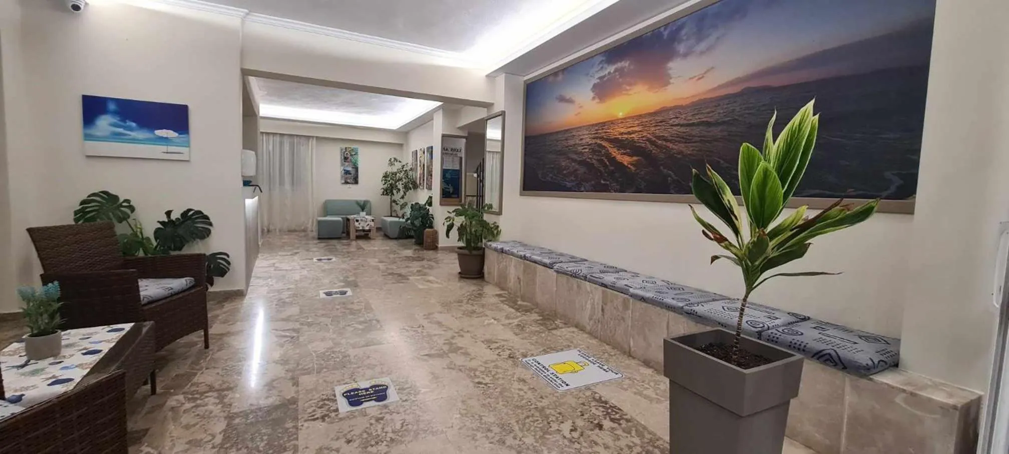 Living room in Luis Apartments