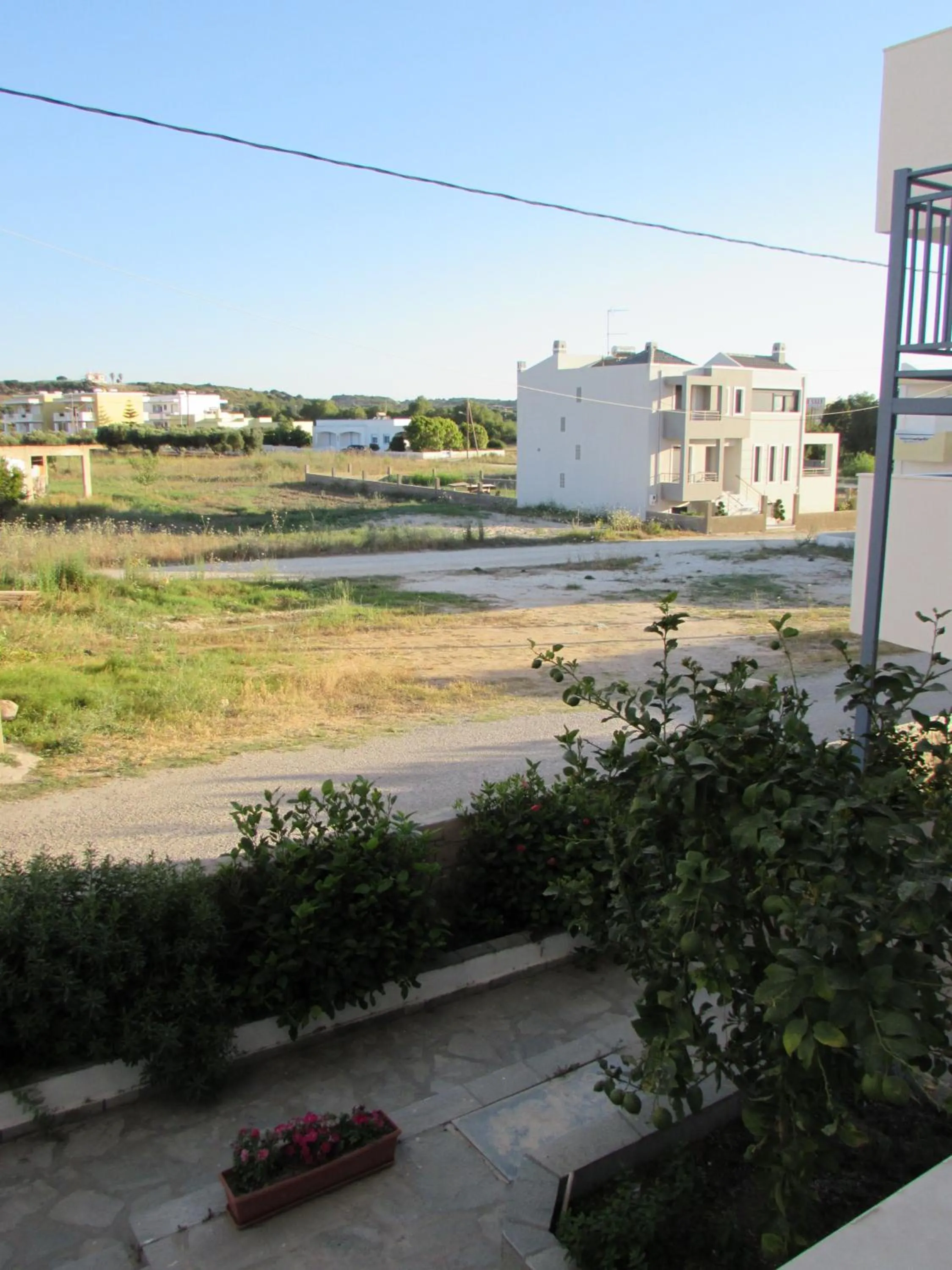 Garden view in Luis Apartments