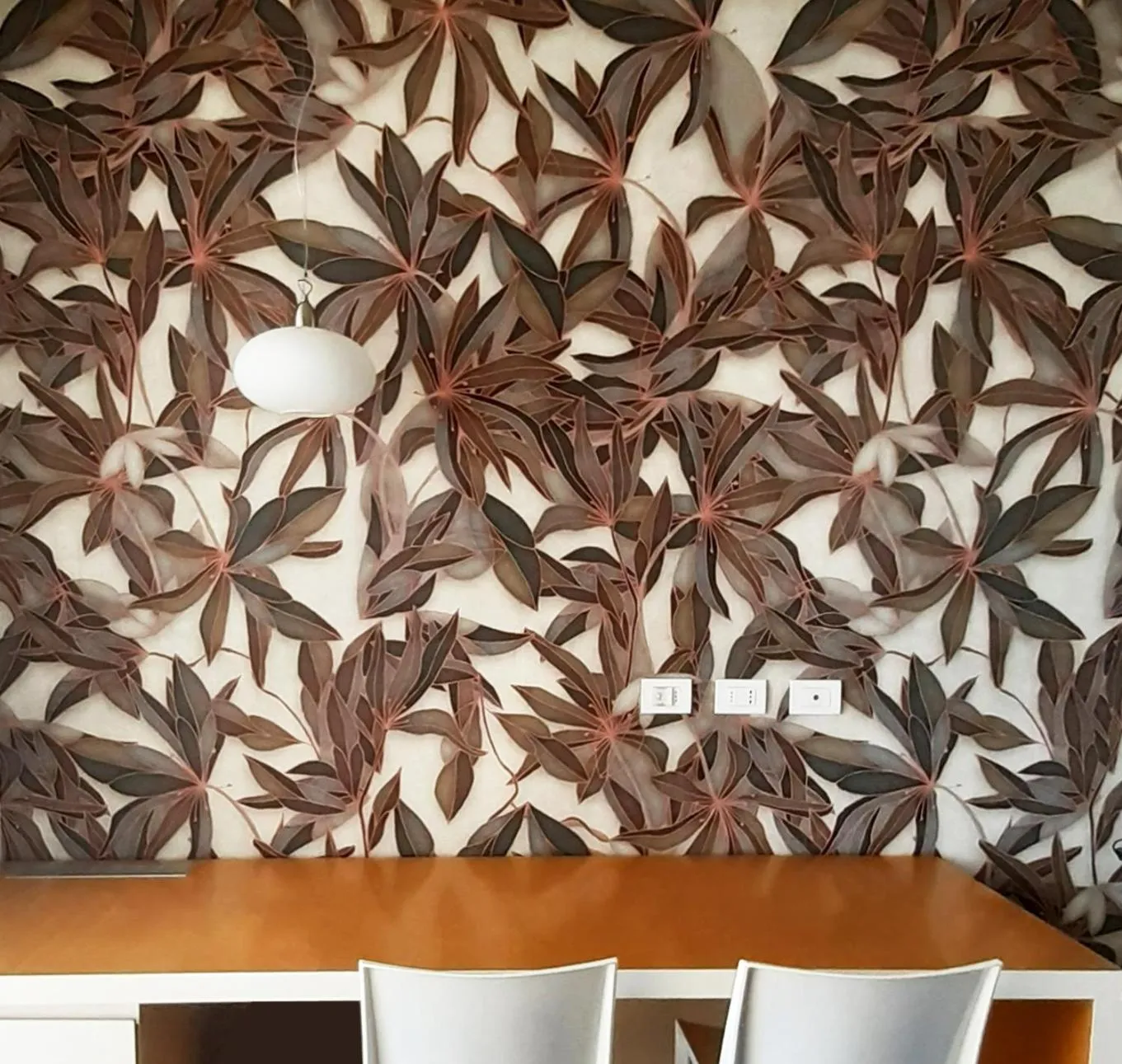 Decorative detail in Hotel Grecale