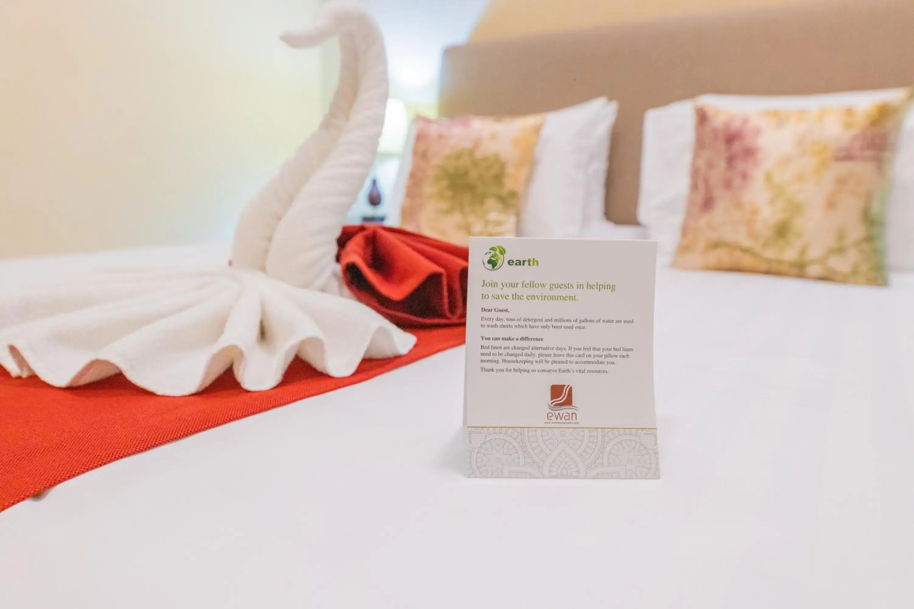 Bed in Ewan Tower Hotel Apartments Bed in Ewan Tower Hotel Apartments