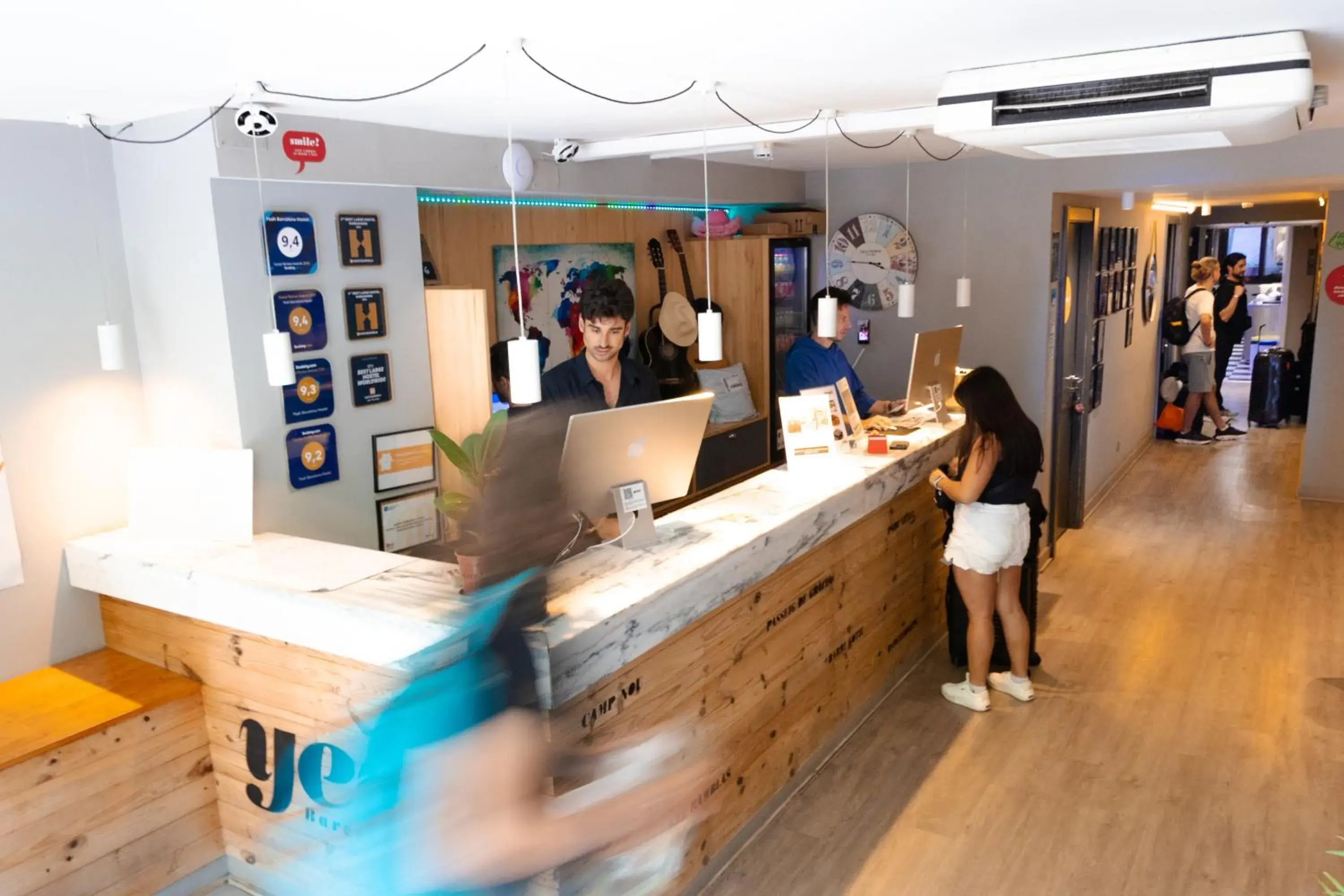 Lobby or reception in Yeah Barcelona Hostel Lobby or reception in Yeah Barcelona Hostel