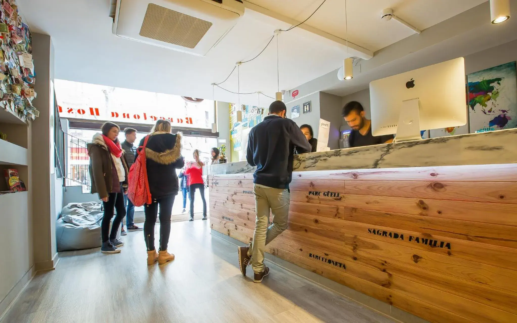 Lobby or reception in Yeah Barcelona Hostel Lobby or reception in Yeah Barcelona Hostel