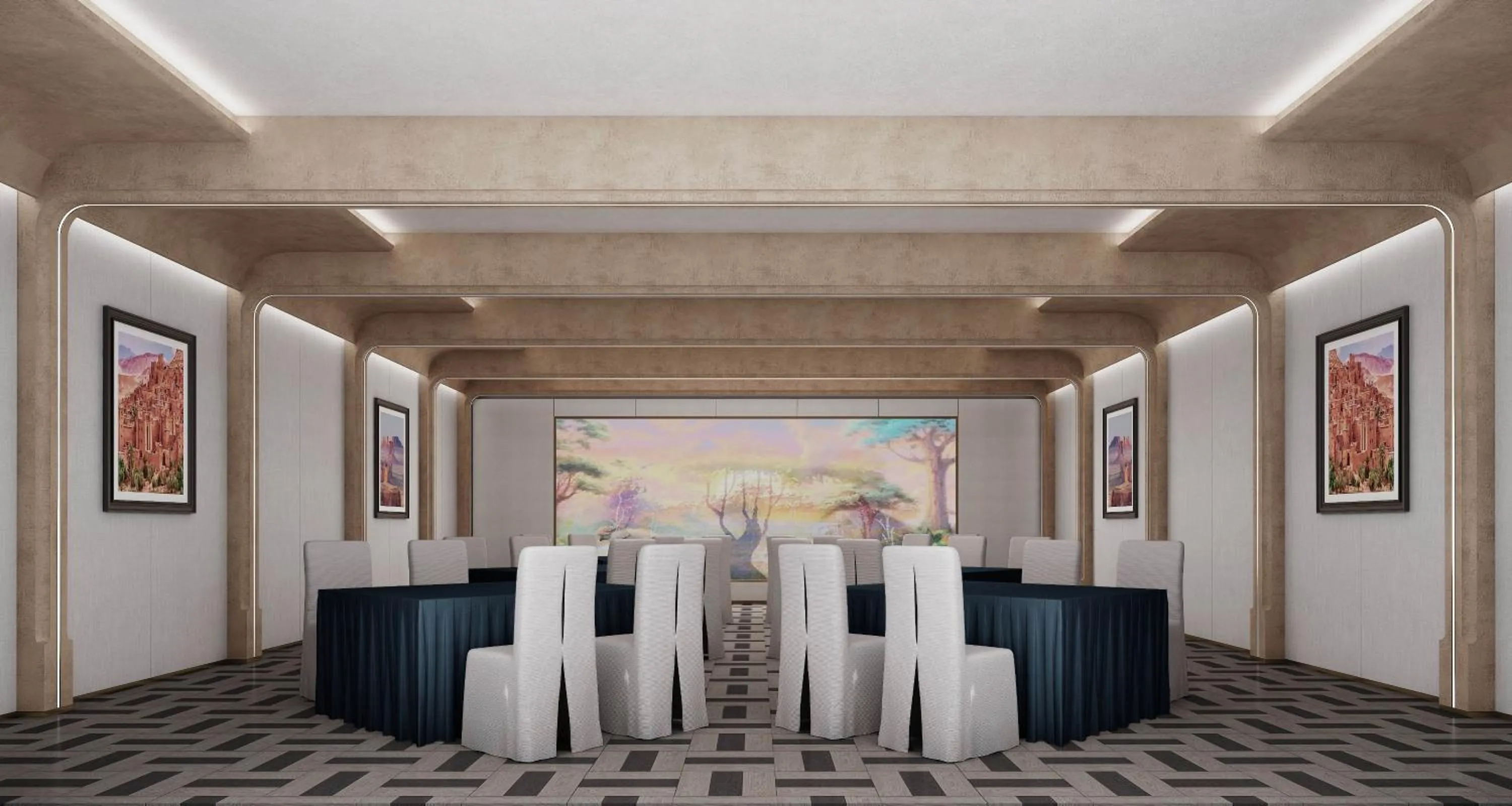 Meeting/conference room in Fleuve Congo Hotel By Blazon Hotels