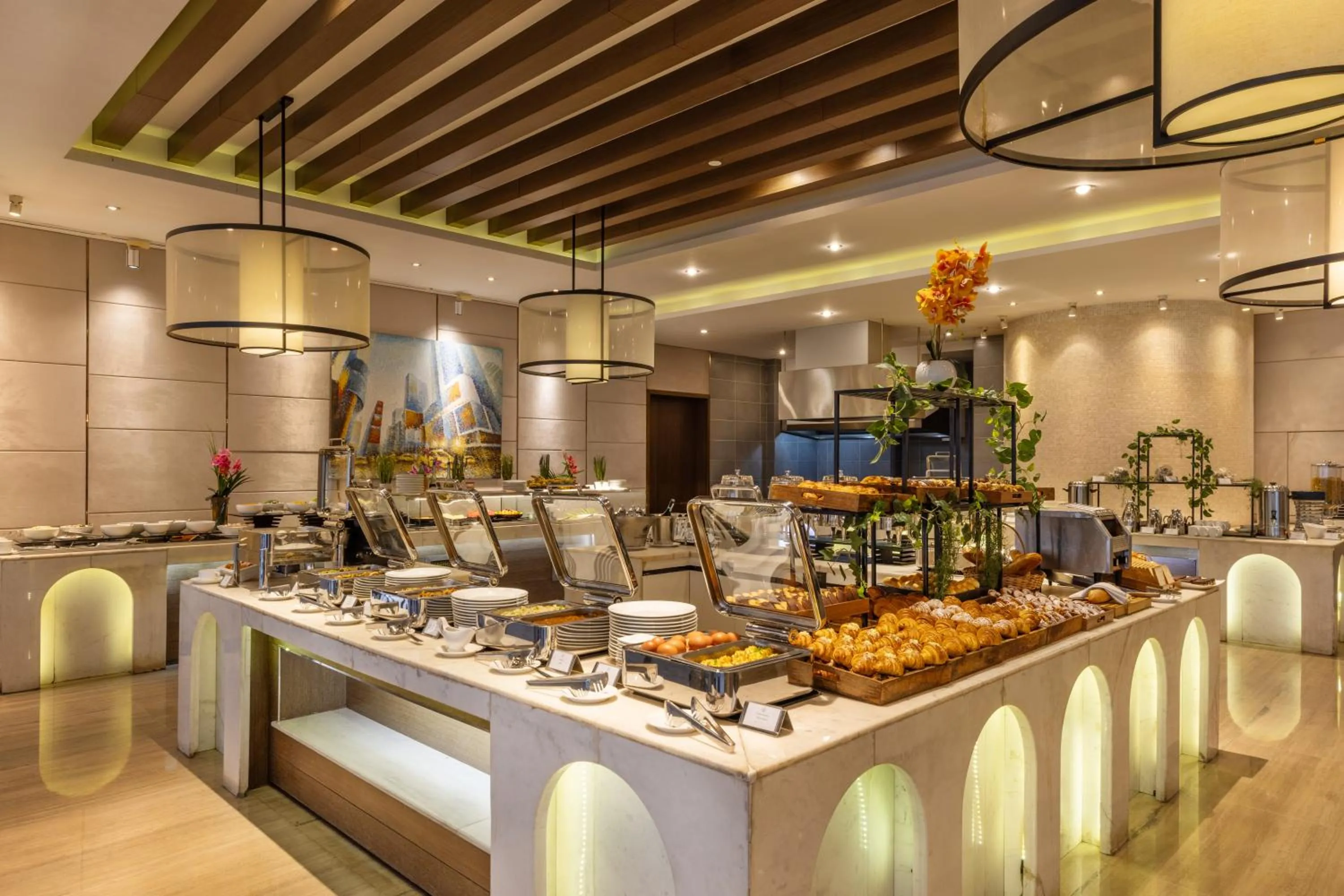 Restaurant/places to eat in Fleuve Congo Hotel By Blazon Hotels