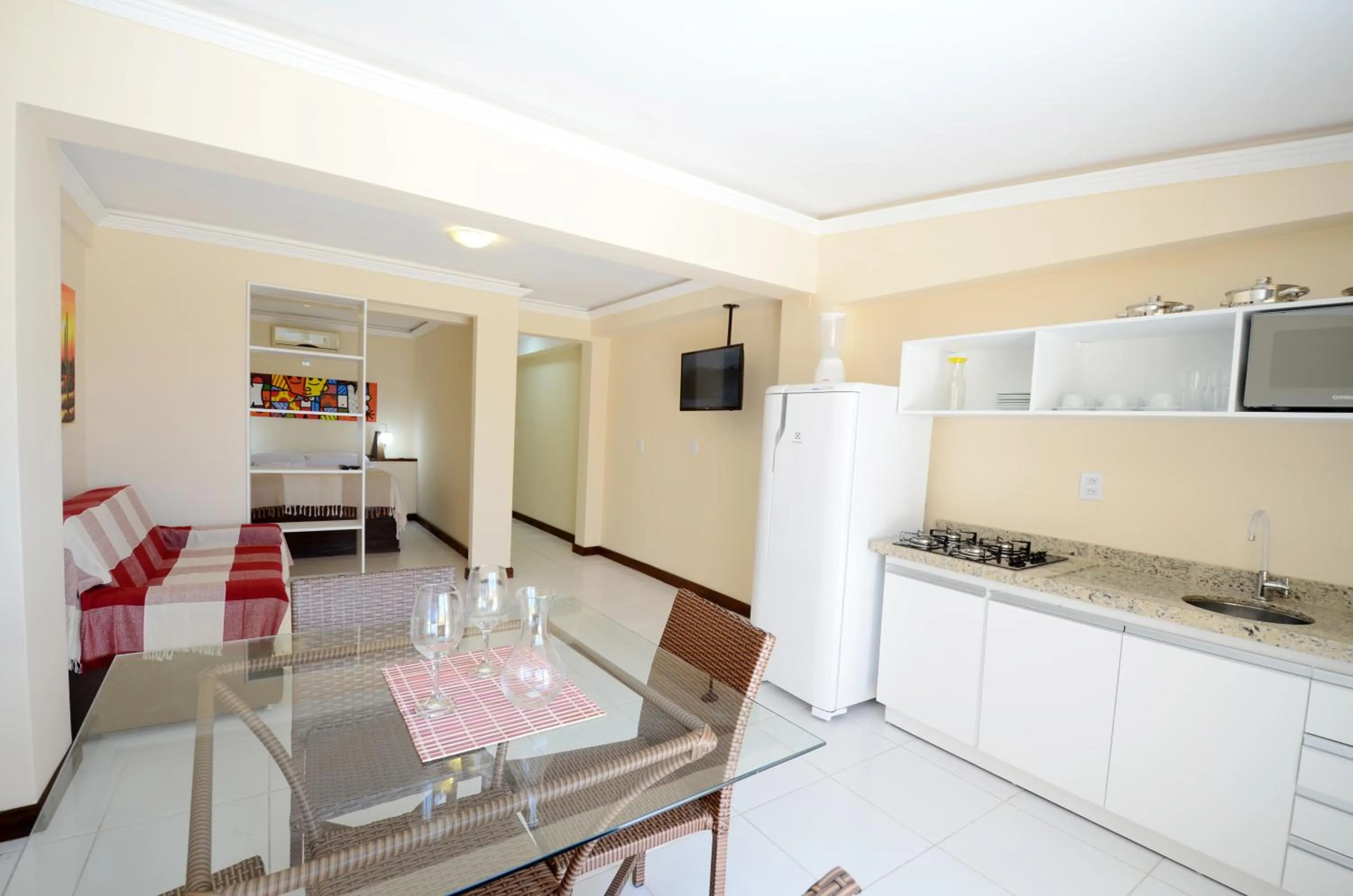 Photo of the whole room in Flat Vila 4 Amigos