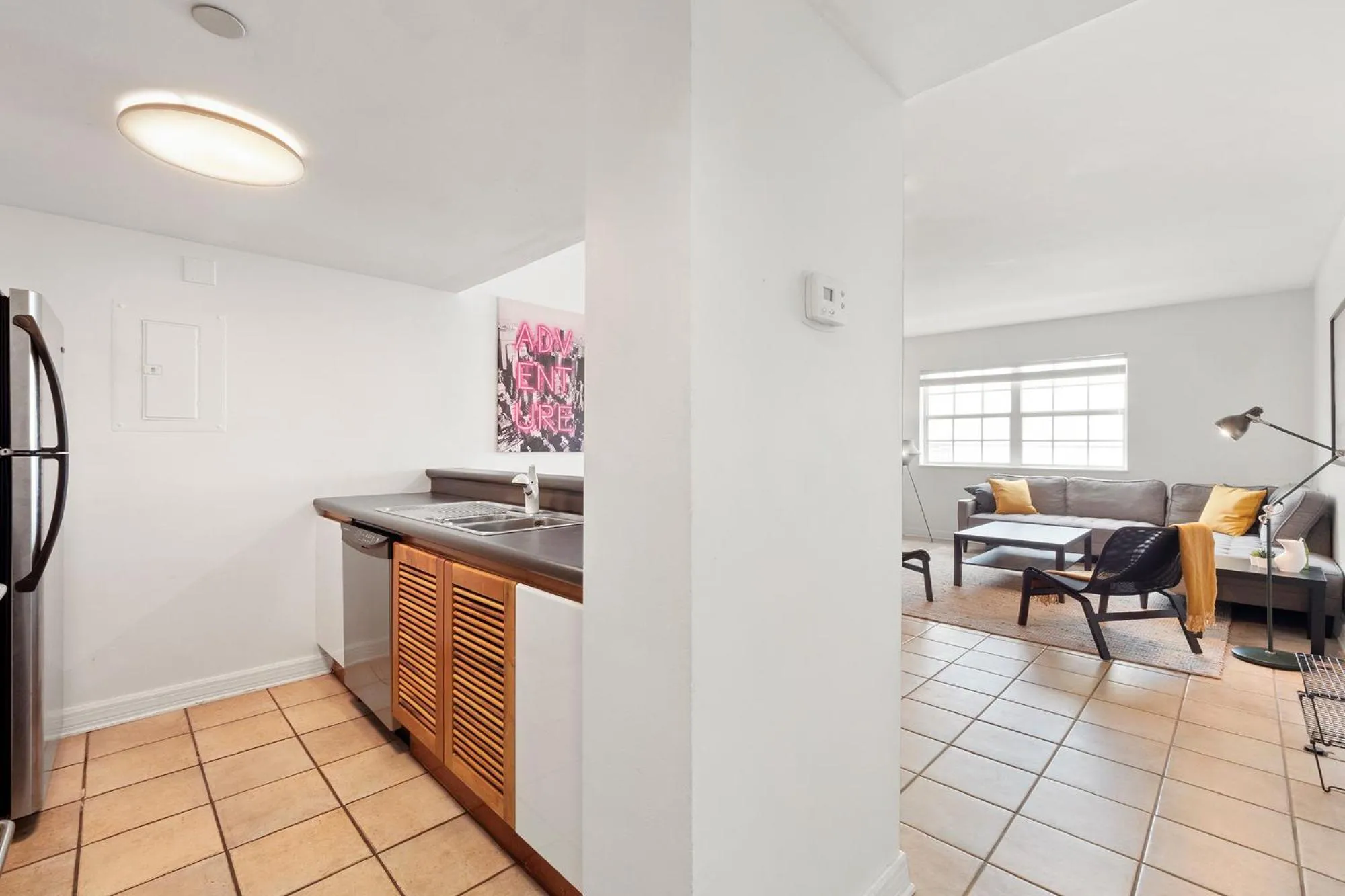 Living room in Casa Grande Suites on Ocean Drive