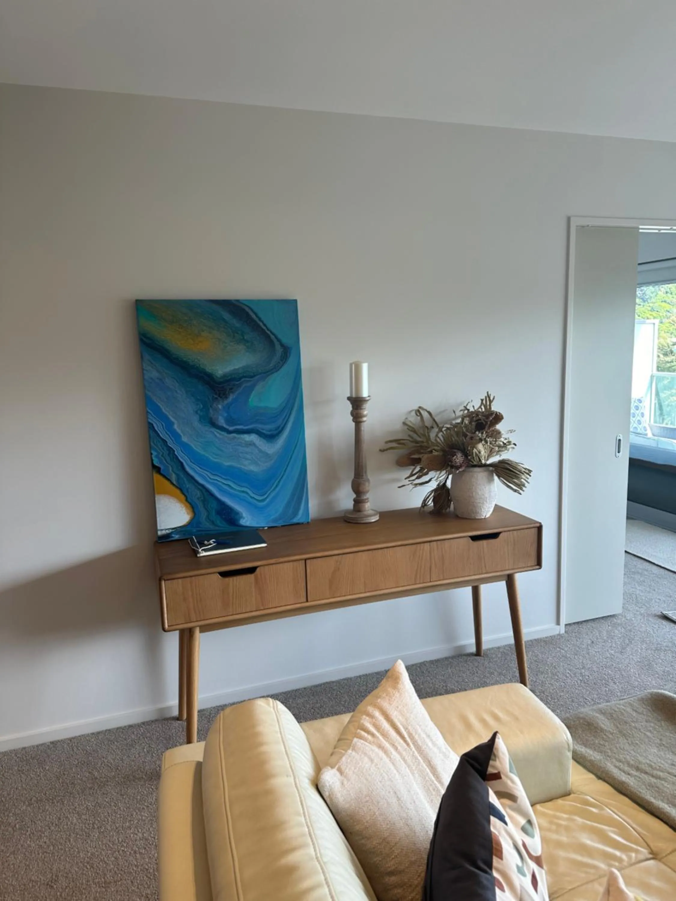 Living room in Picton Waterfront Apartments