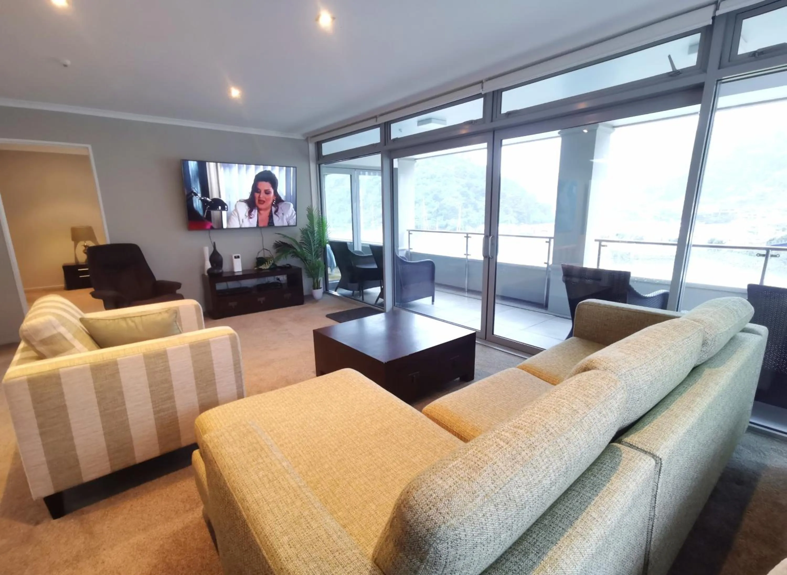 Living room in Picton Waterfront Apartments