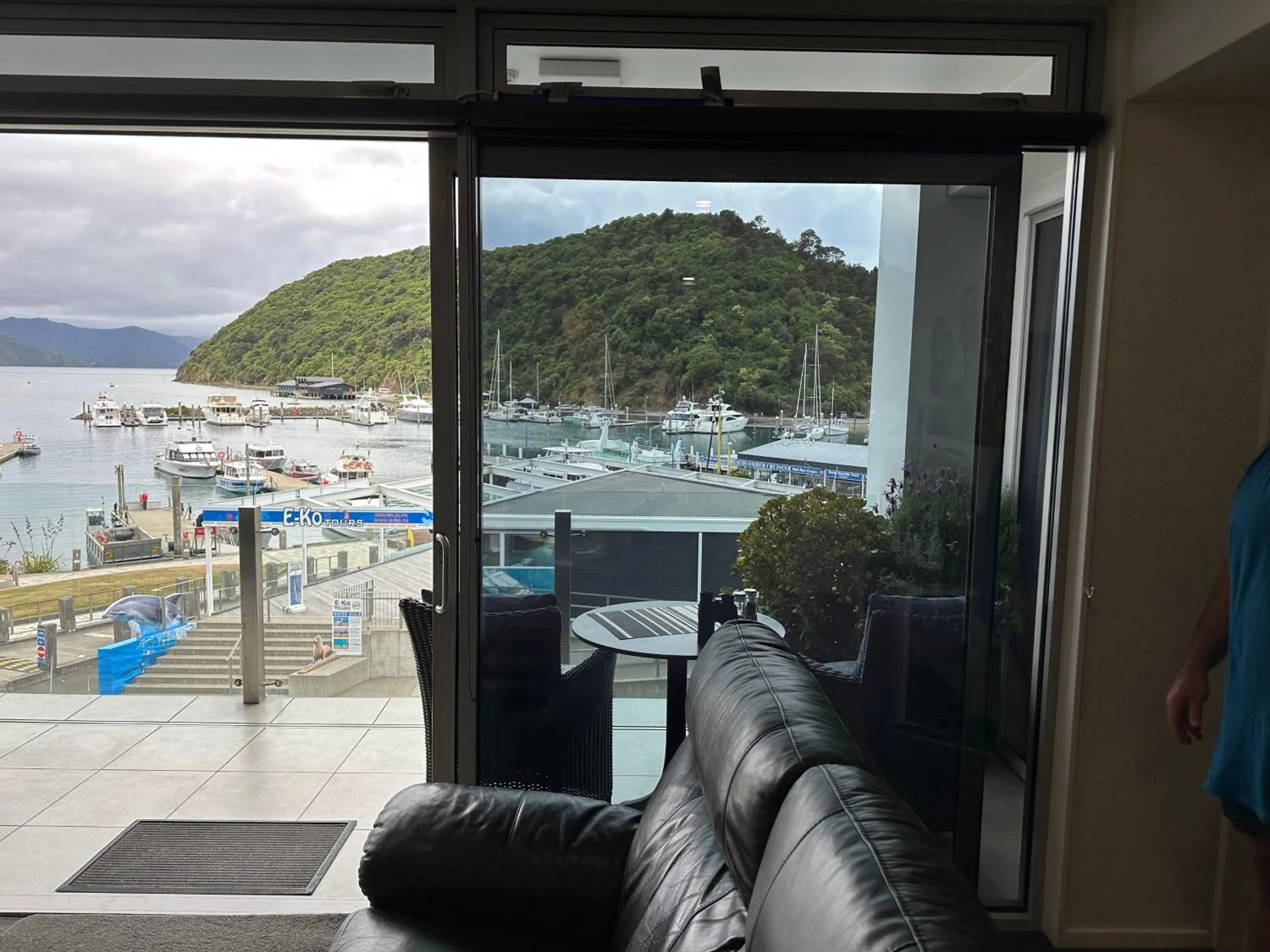 Living room in Picton Waterfront Apartments