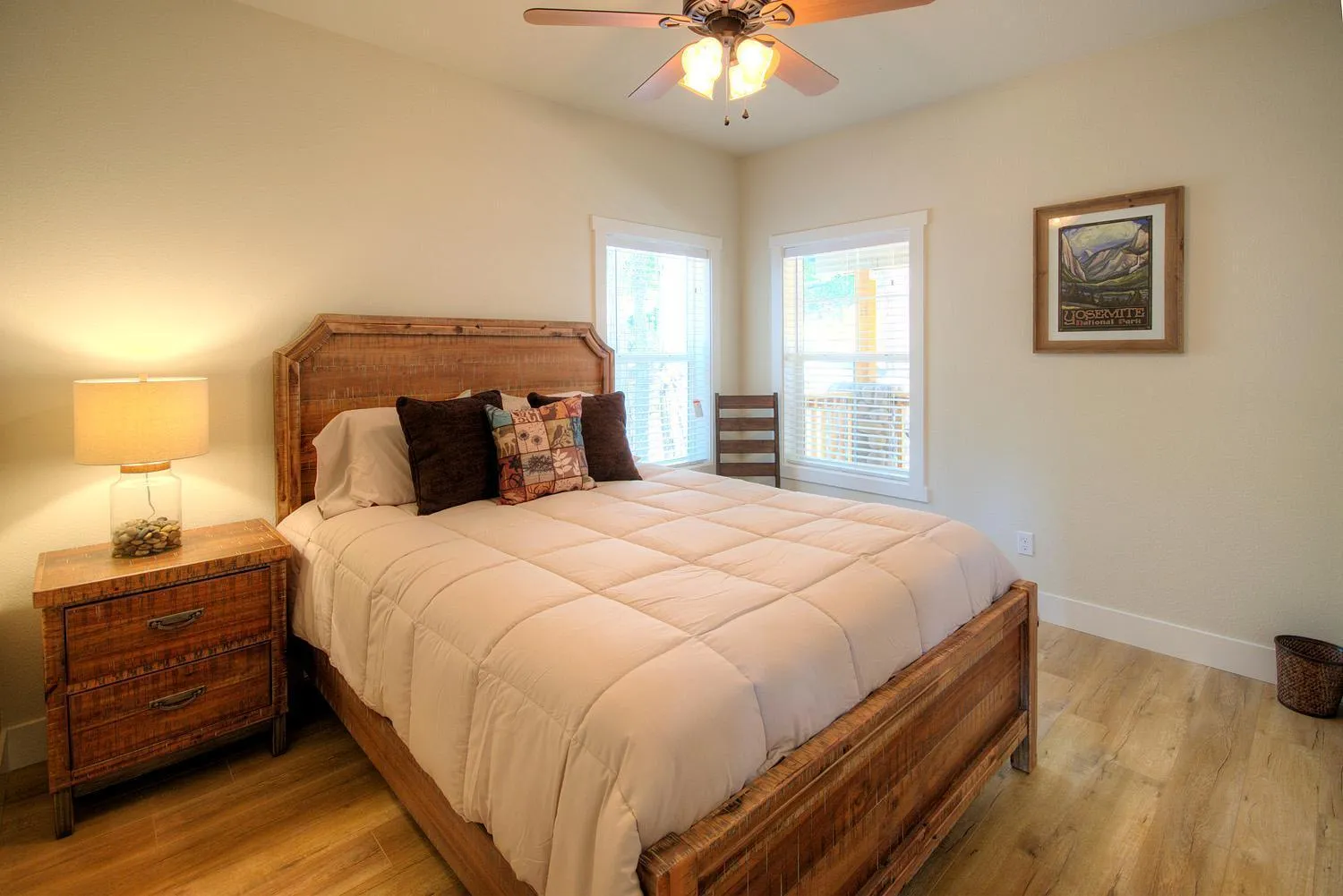 Bed in River Rock Retreat