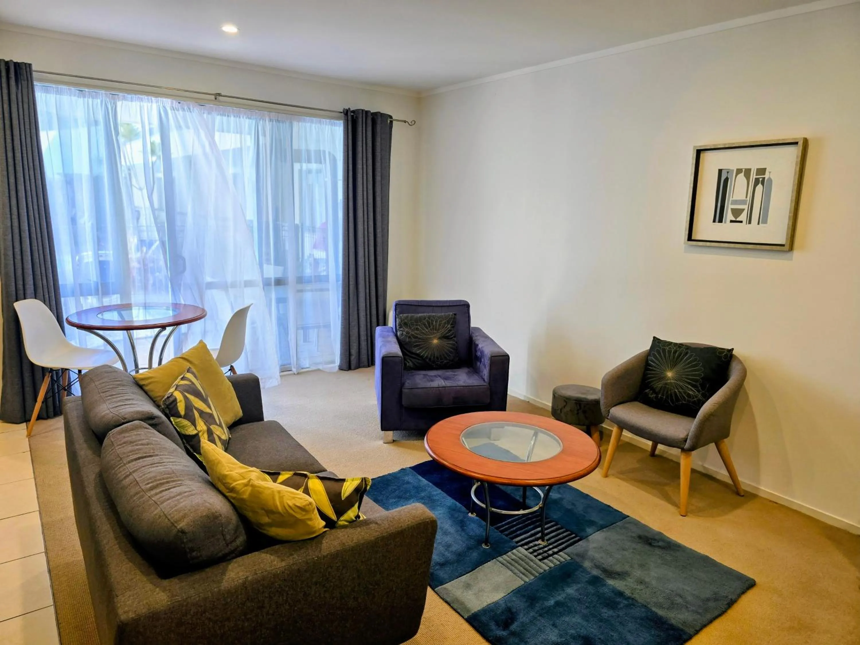 Living room in Beachpoint Apartments