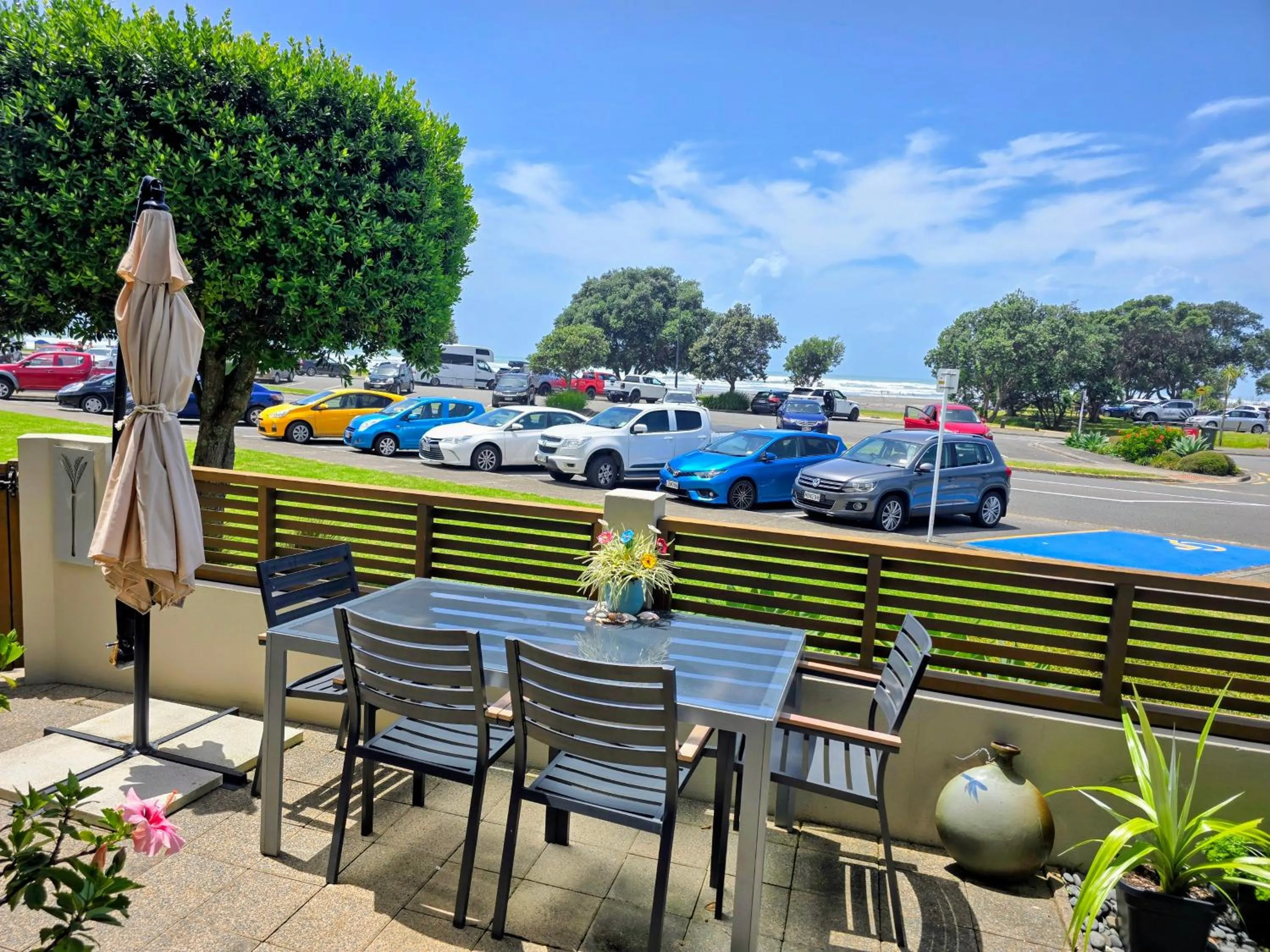 Patio in Beachpoint Apartments