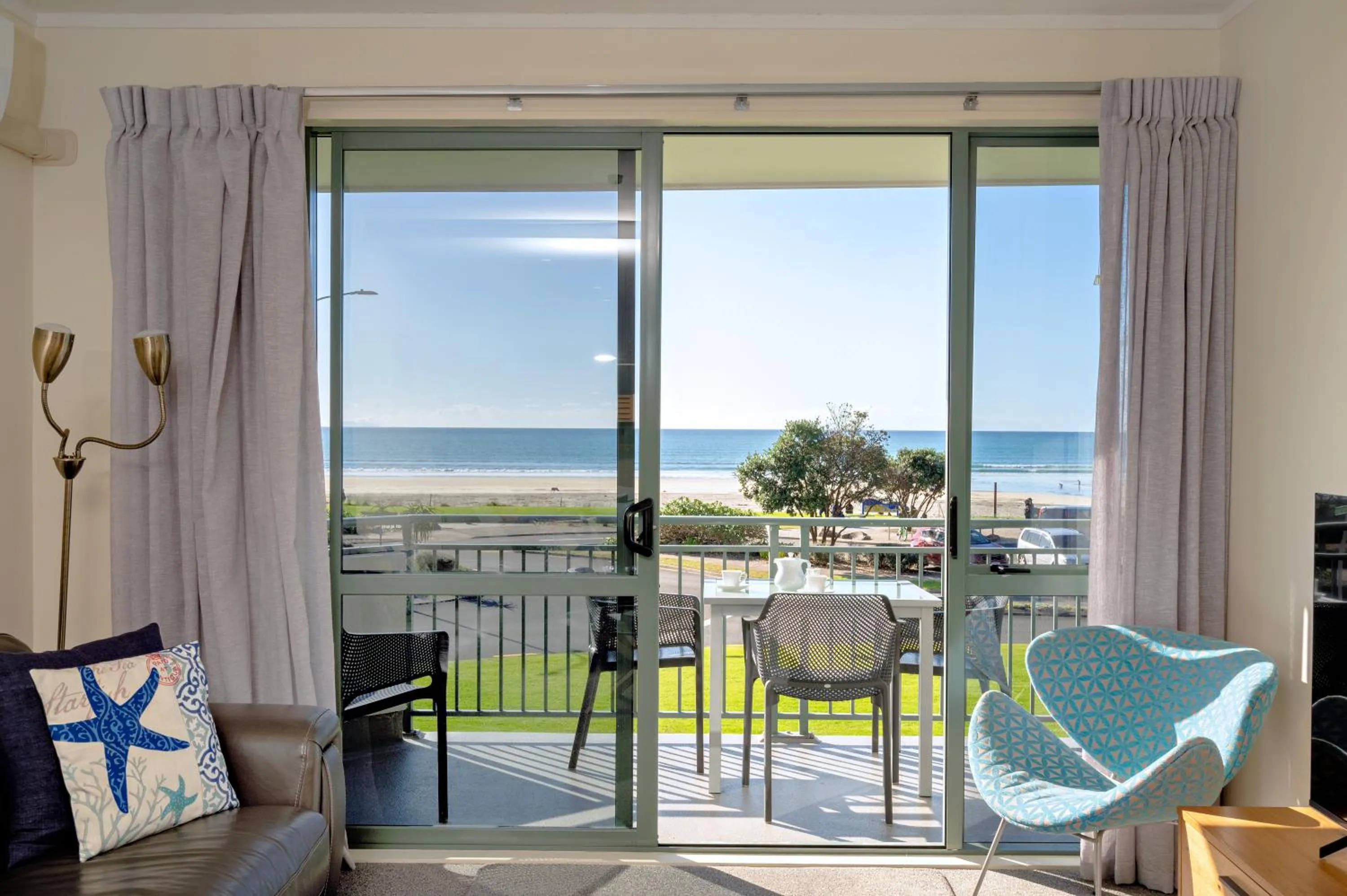 Living room in Beachpoint Apartments