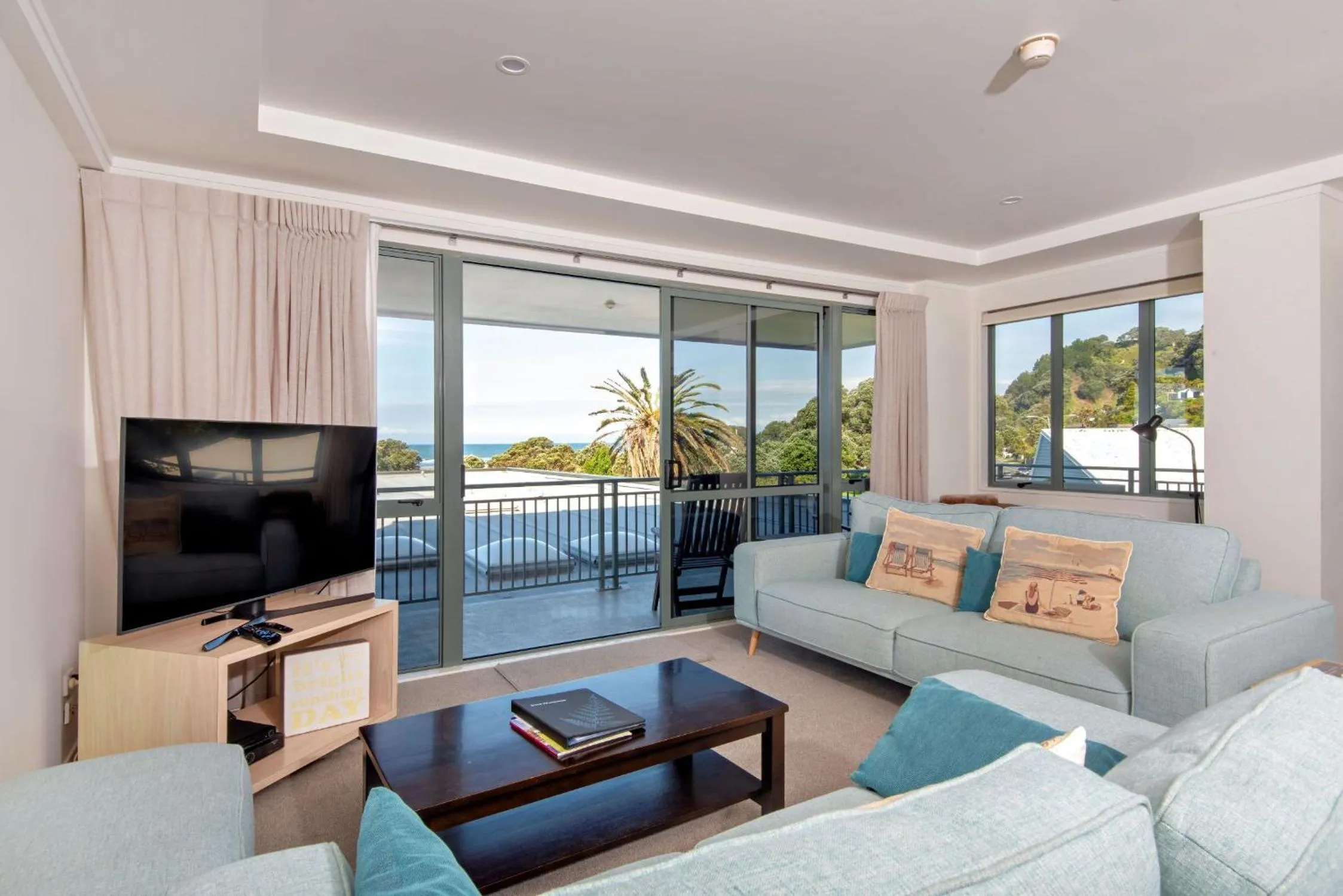 Living room in Beachpoint Apartments