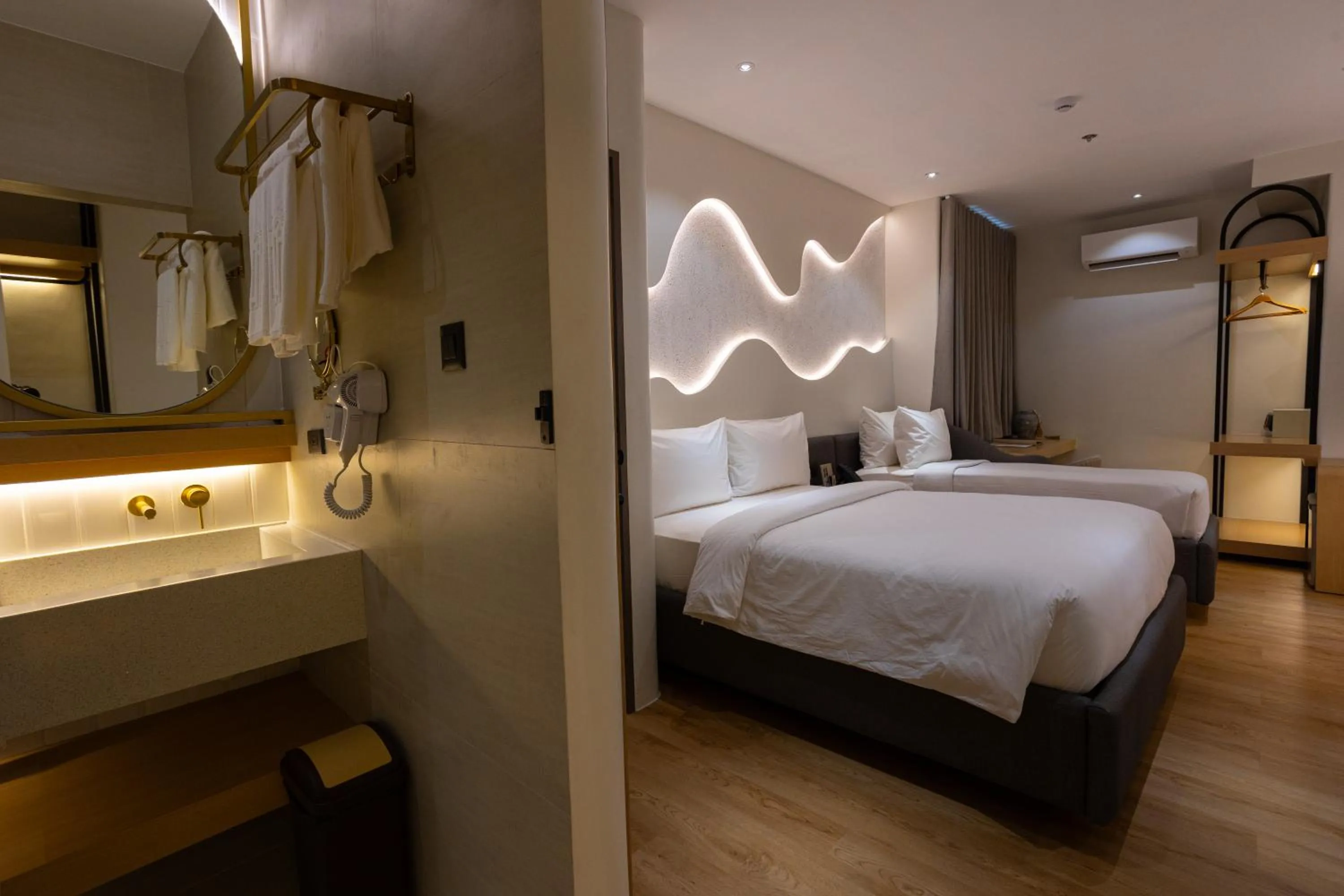 Bed in Azzurro Hotel