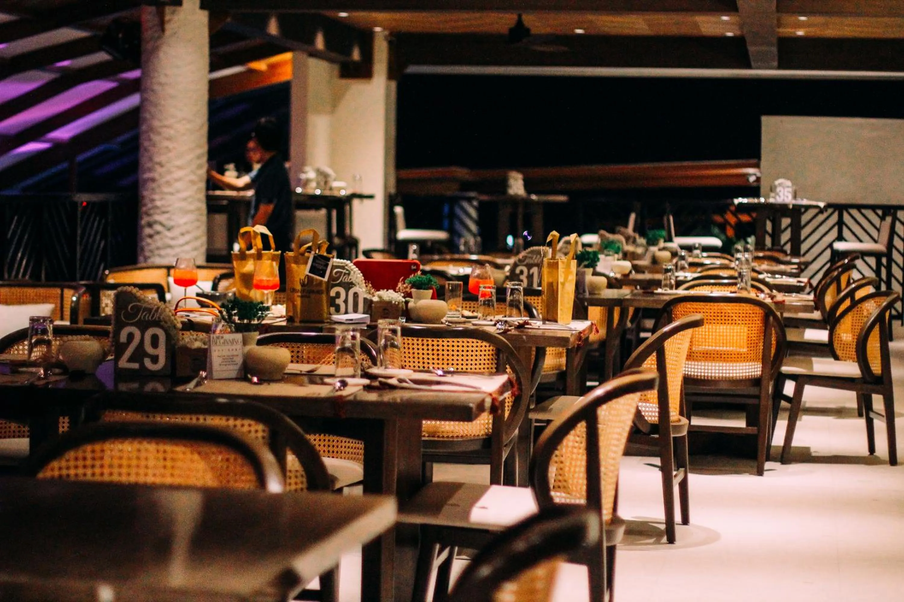 Restaurant/places to eat in Azzurro Hotel