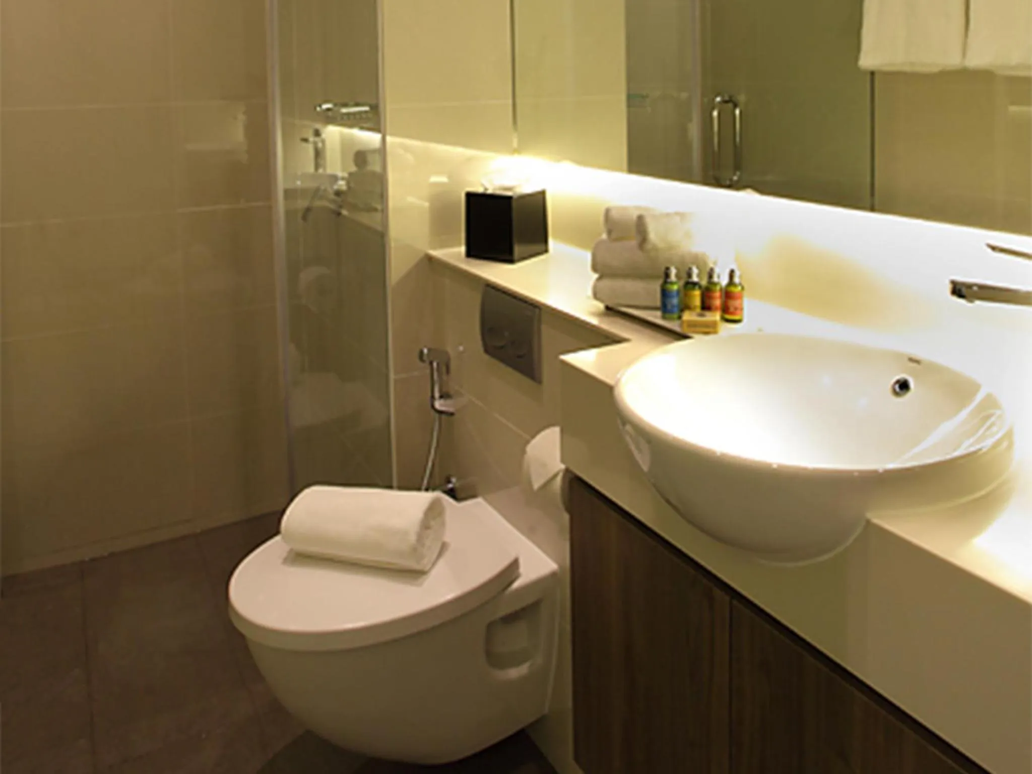 Bathroom in Arcadia Hotel