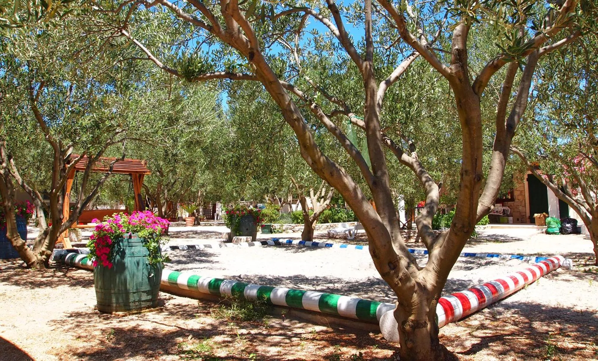 Children play ground in Mobile Homes Holiday Olive Garden