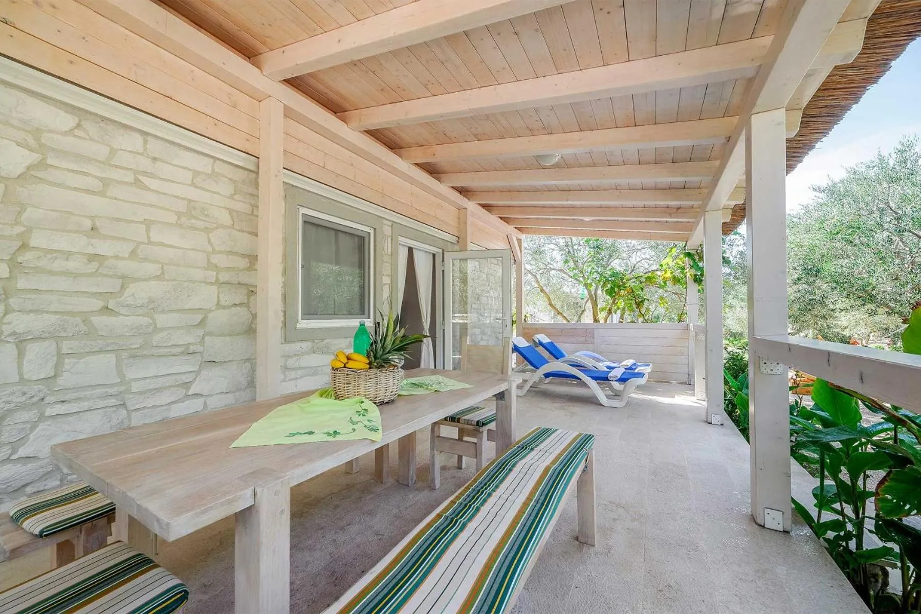 Balcony/Terrace in Mobile Homes Holiday Olive Garden