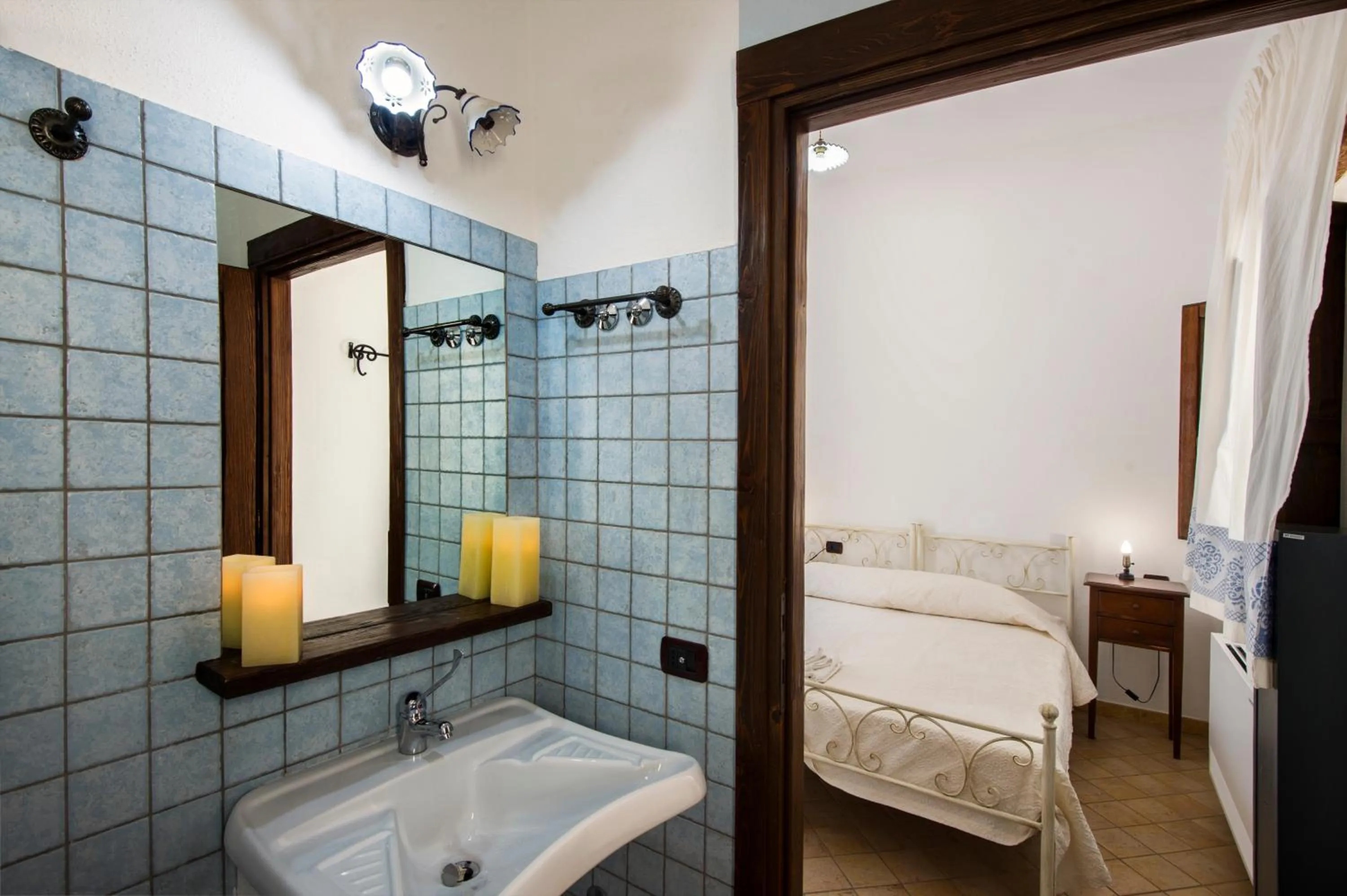Bathroom, Bed in Antico Borgo