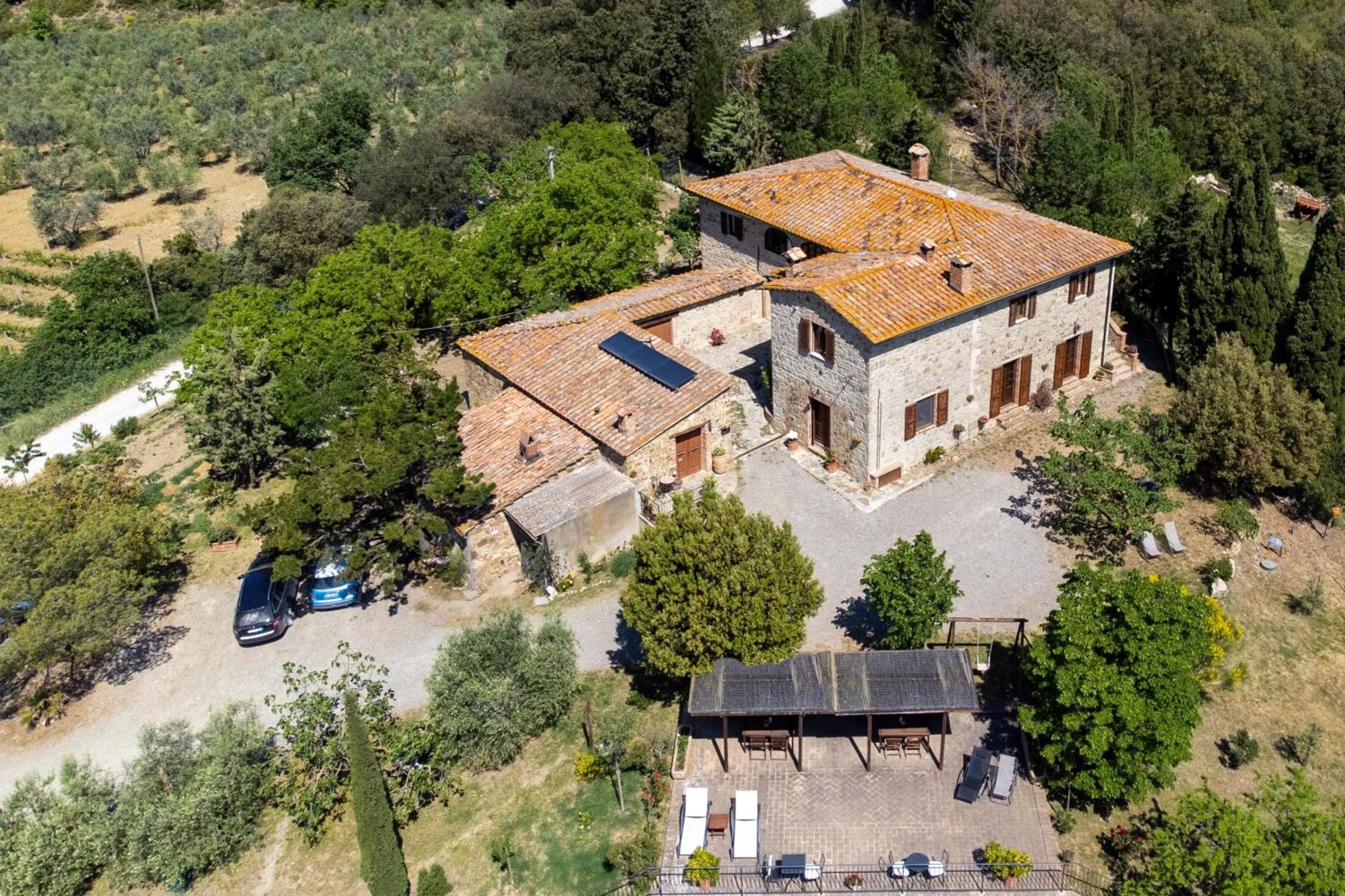 Bird's eye view in Agriturismo Il Poderuccio