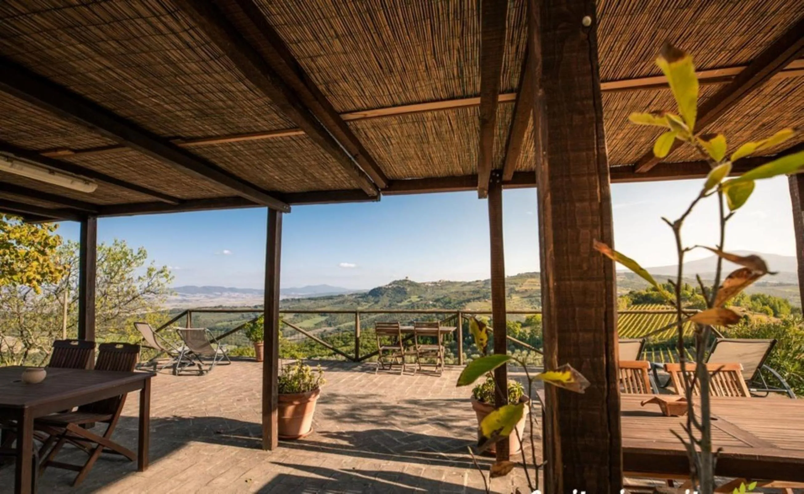 Balcony/Terrace in Agriturismo Il Poderuccio