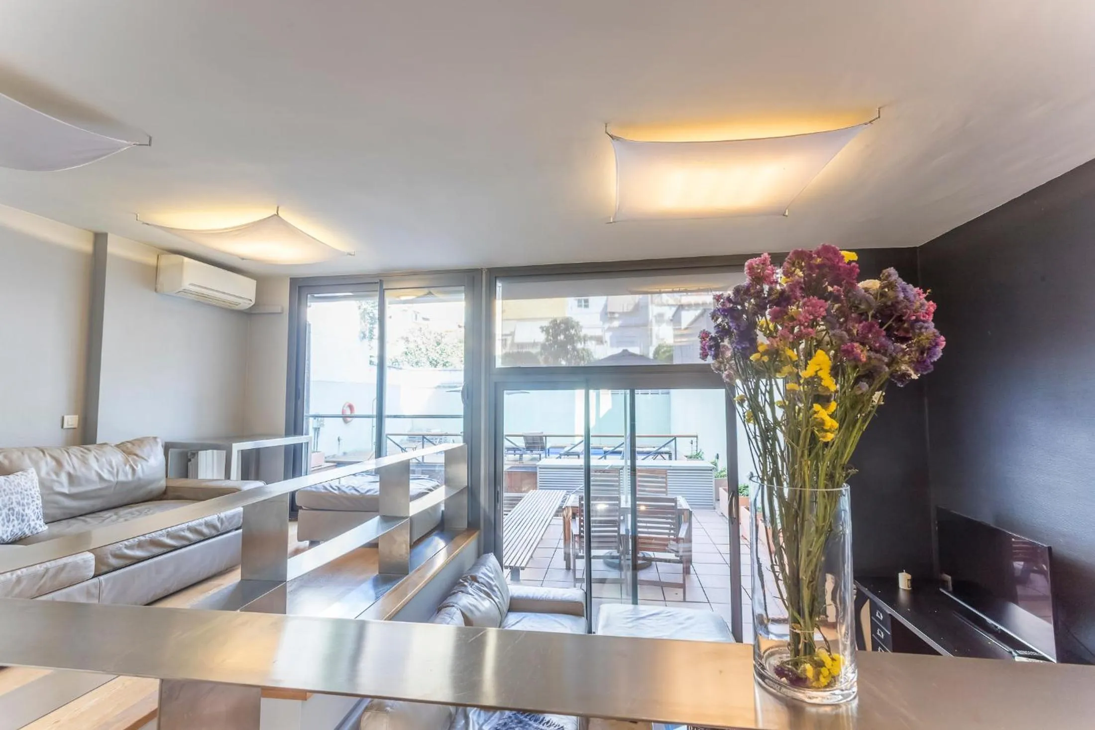 Living room in My Space Barcelona Gracia Pool Terrace