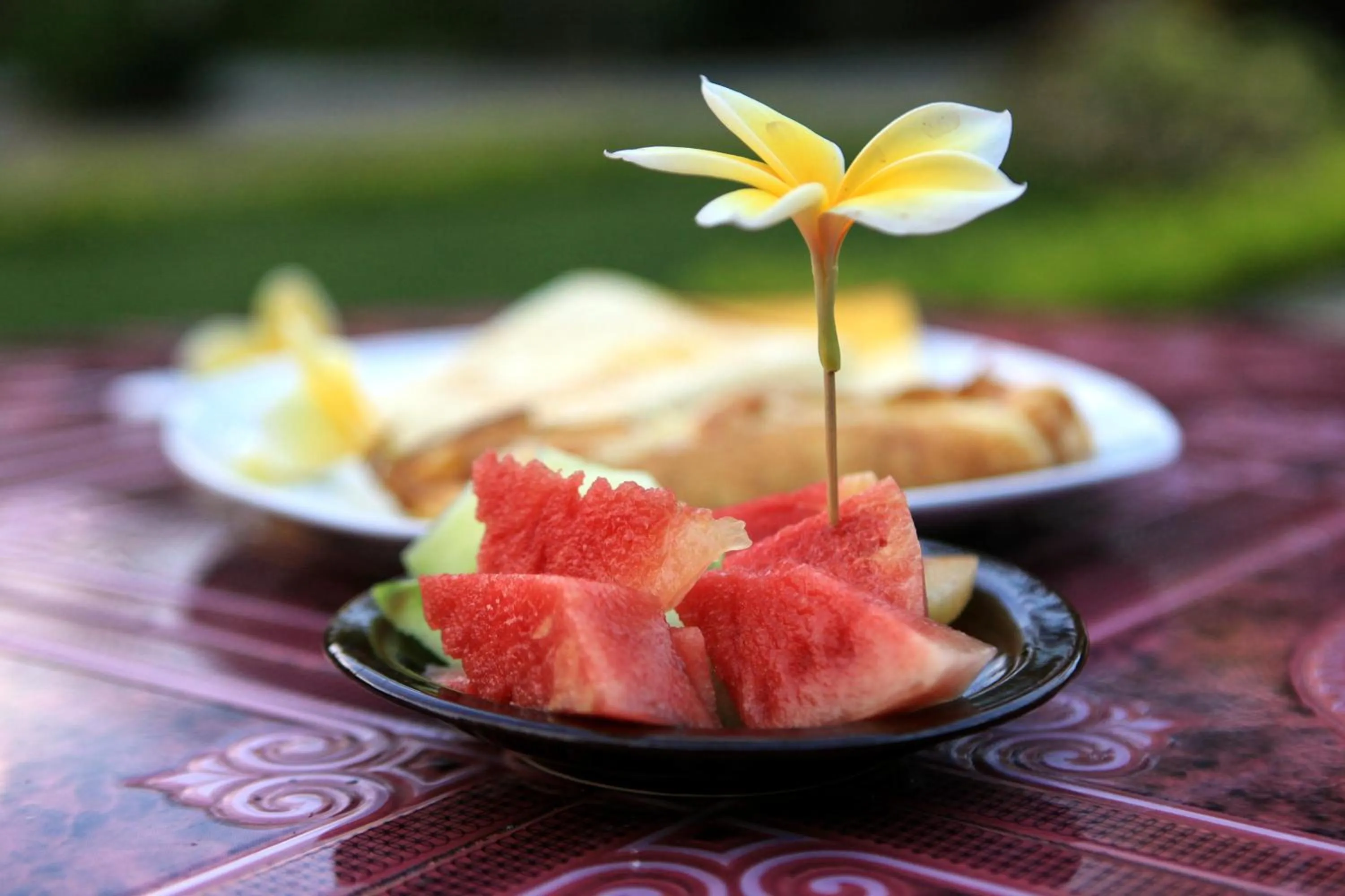 Continental breakfast in Bali Sunshine Ubud